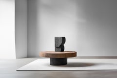 Unseen Force #38 Solid Oak Coffee Table, Joel Escalona's Art Piece