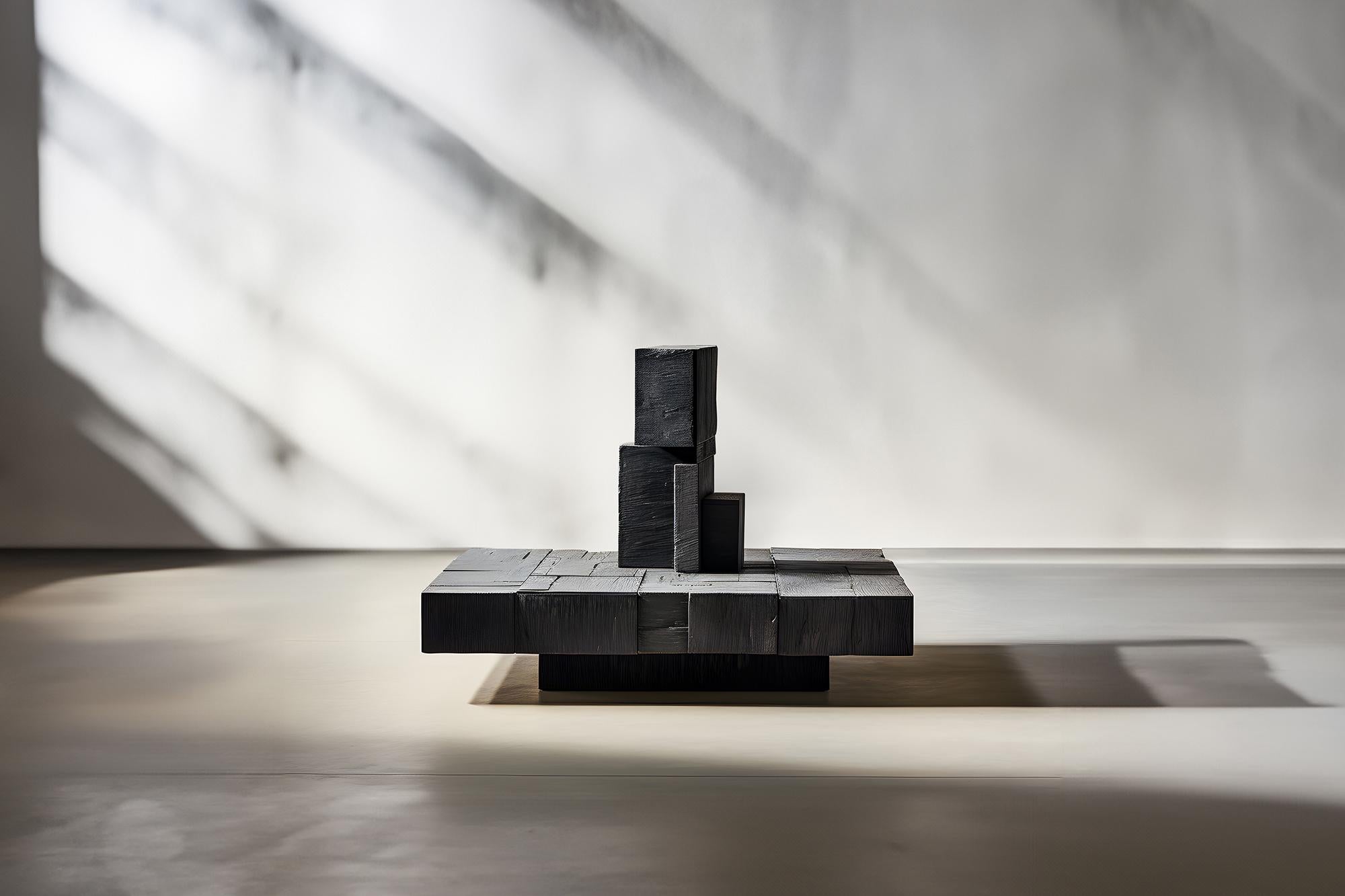 Unseen Force #55: Joel Escalona's Table, von Skulpturen inspiriertes Massivholz (Brutalismus) im Angebot