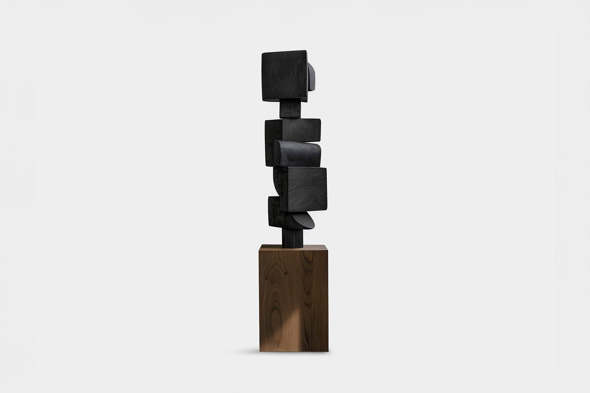 Force invisible n° 60 : Table basse en bois massif, art décoratif de Joel Escalona

---
Cette sculpture monolithique, conçue par l'artiste talentueux Joel Escalona, est un exemple impressionnant de la beauté de l'artisanat. Réalisée à la main et à