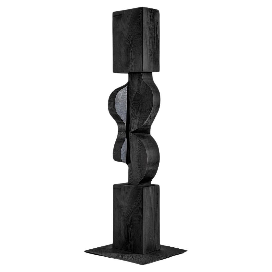 Unseen Force No44 Abstract Solid Wood Sculpture Crafted by NONO