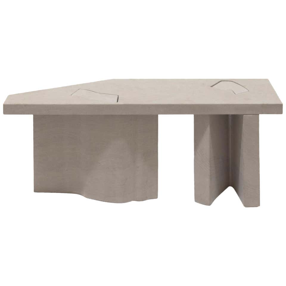Unsighted Table 5 by Bahraini-Danish in Giallo Avorio Marble For Sale ...