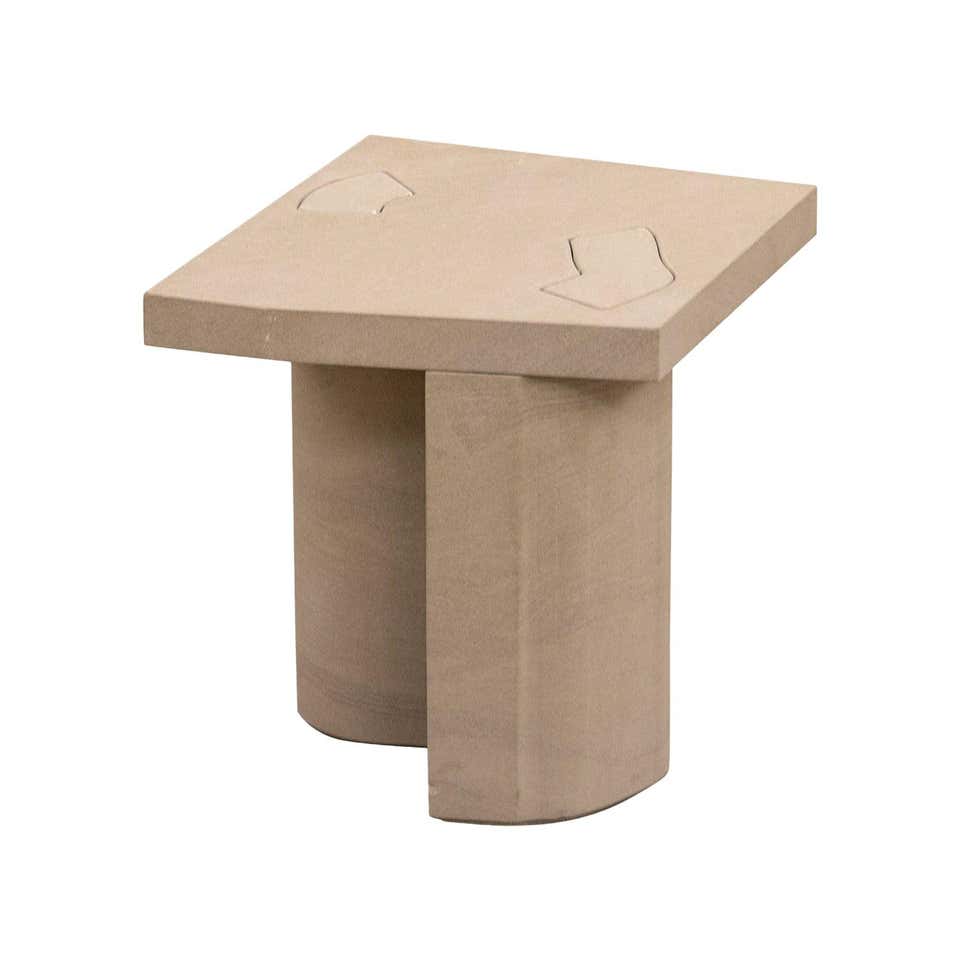 Unsighted Table 5 by Bahraini-Danish in Giallo Avorio Marble For Sale ...