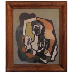 Unsigned Abstract Painting, Early 20th Century