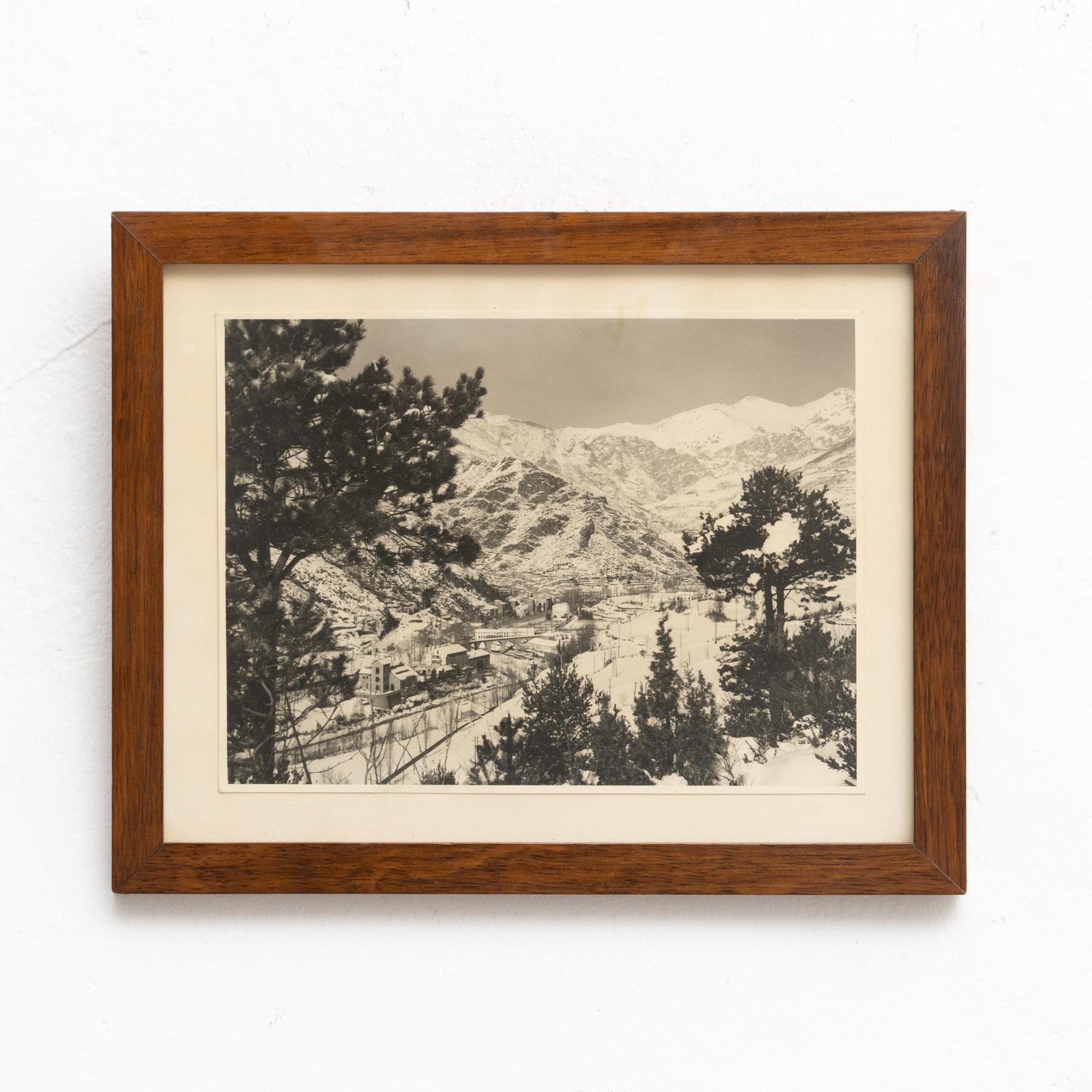 Mid-Century moderno Fotografia con cornice non firmata, 1960 circa in vendita