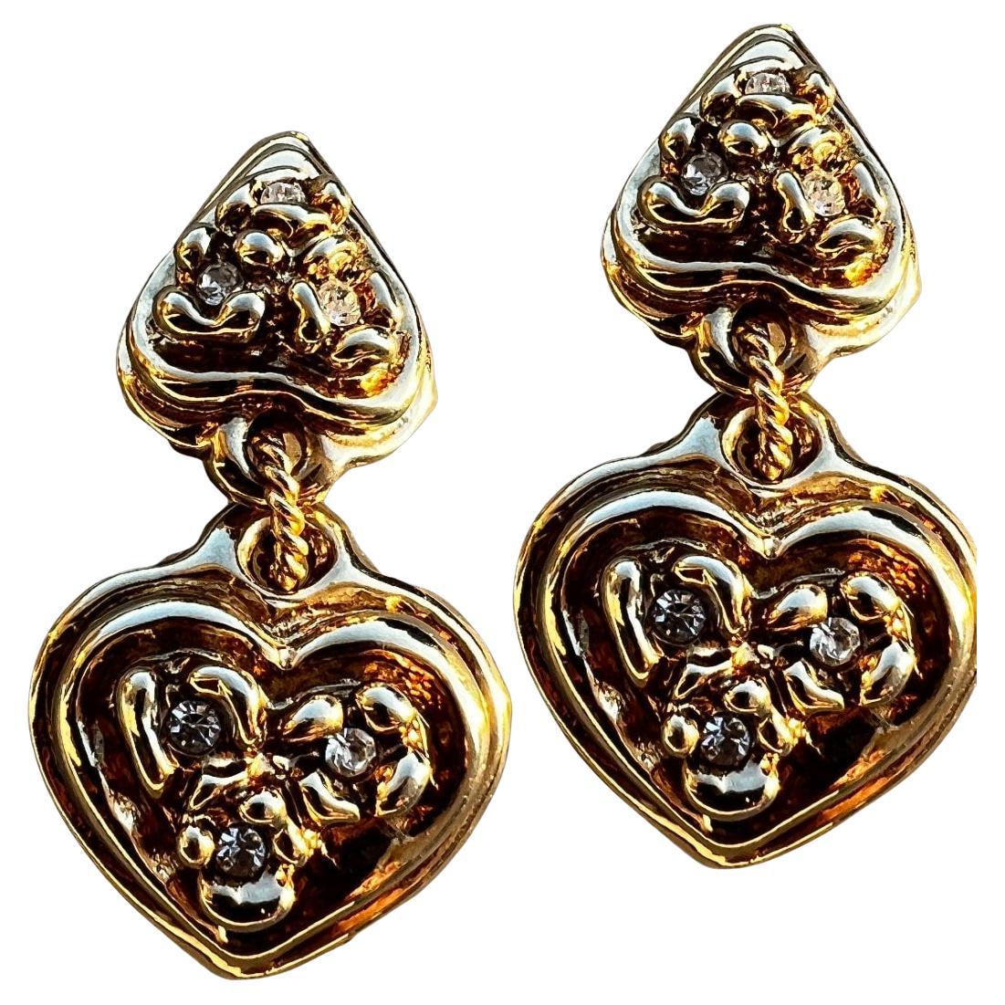 Unsigned vintage earrings Jacky de g