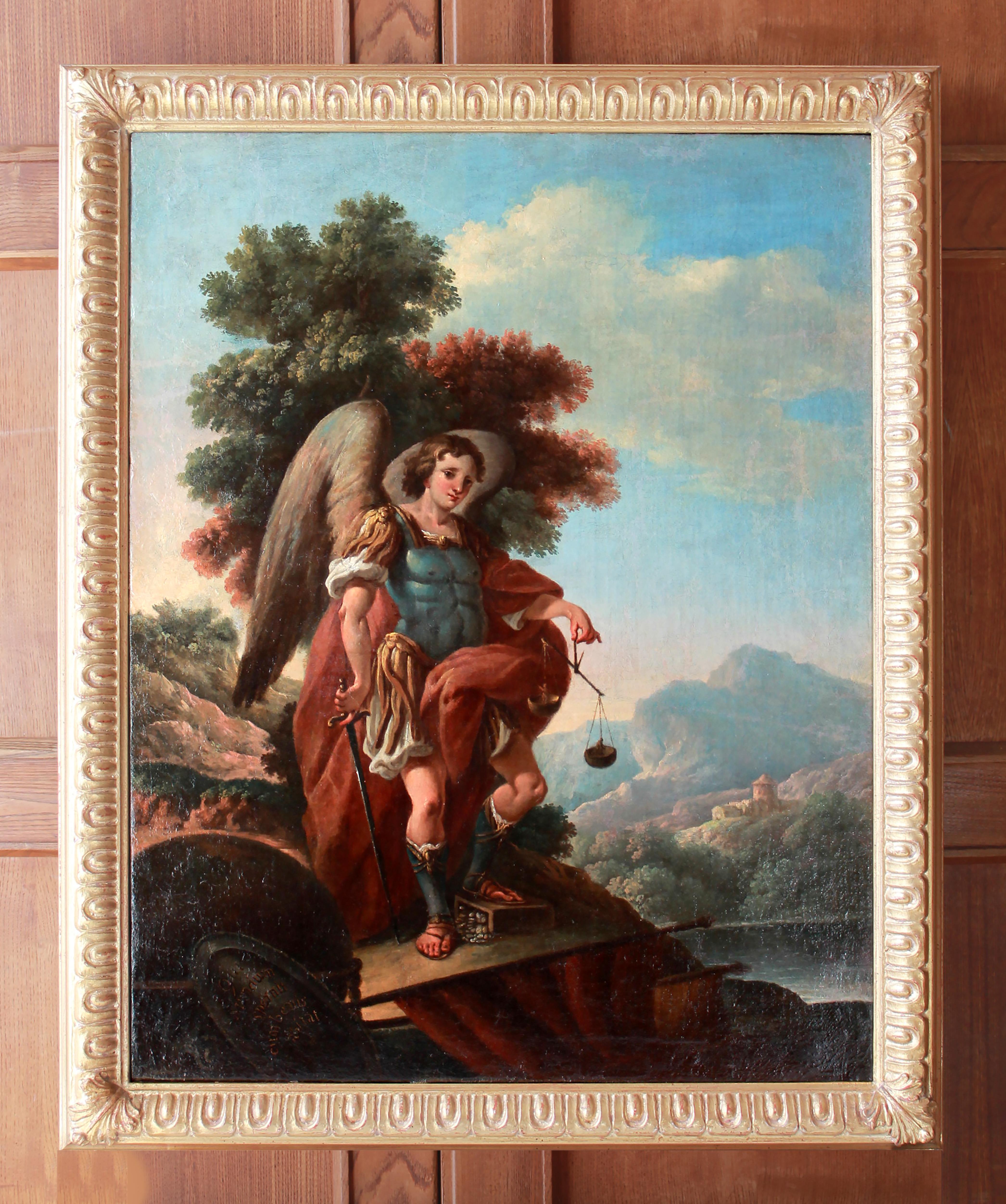 Stunning late 1700s baroque oil painting (Fiemme Valley. Trentino) Strongly considered a Unterperger's circle artwork by the experts hired for this task. 

*Studied by Dr. Danieli, Michele (Conservation and Restoration, Italian Baroque art, and