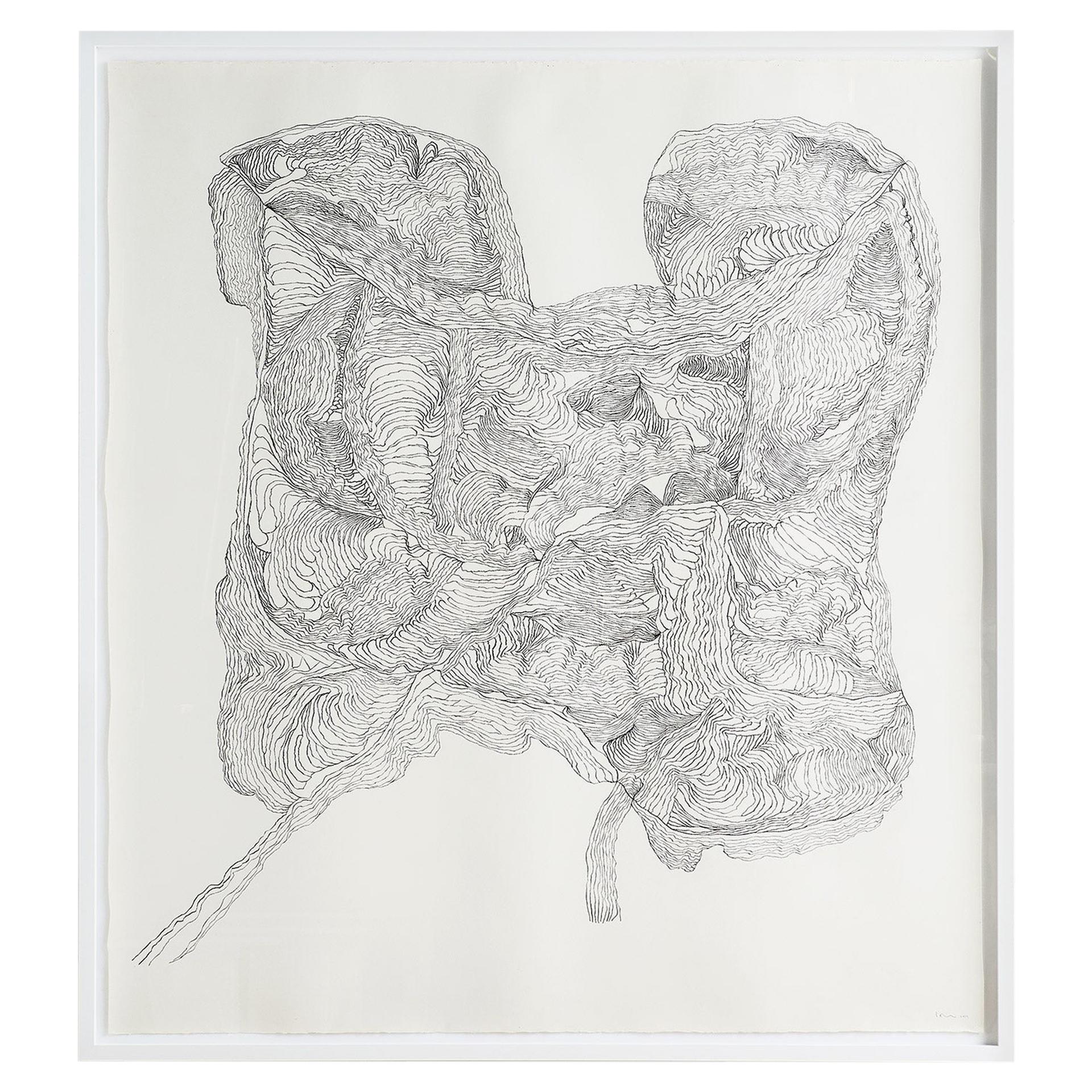 "Untitled #1" Drawing by Polly Yates