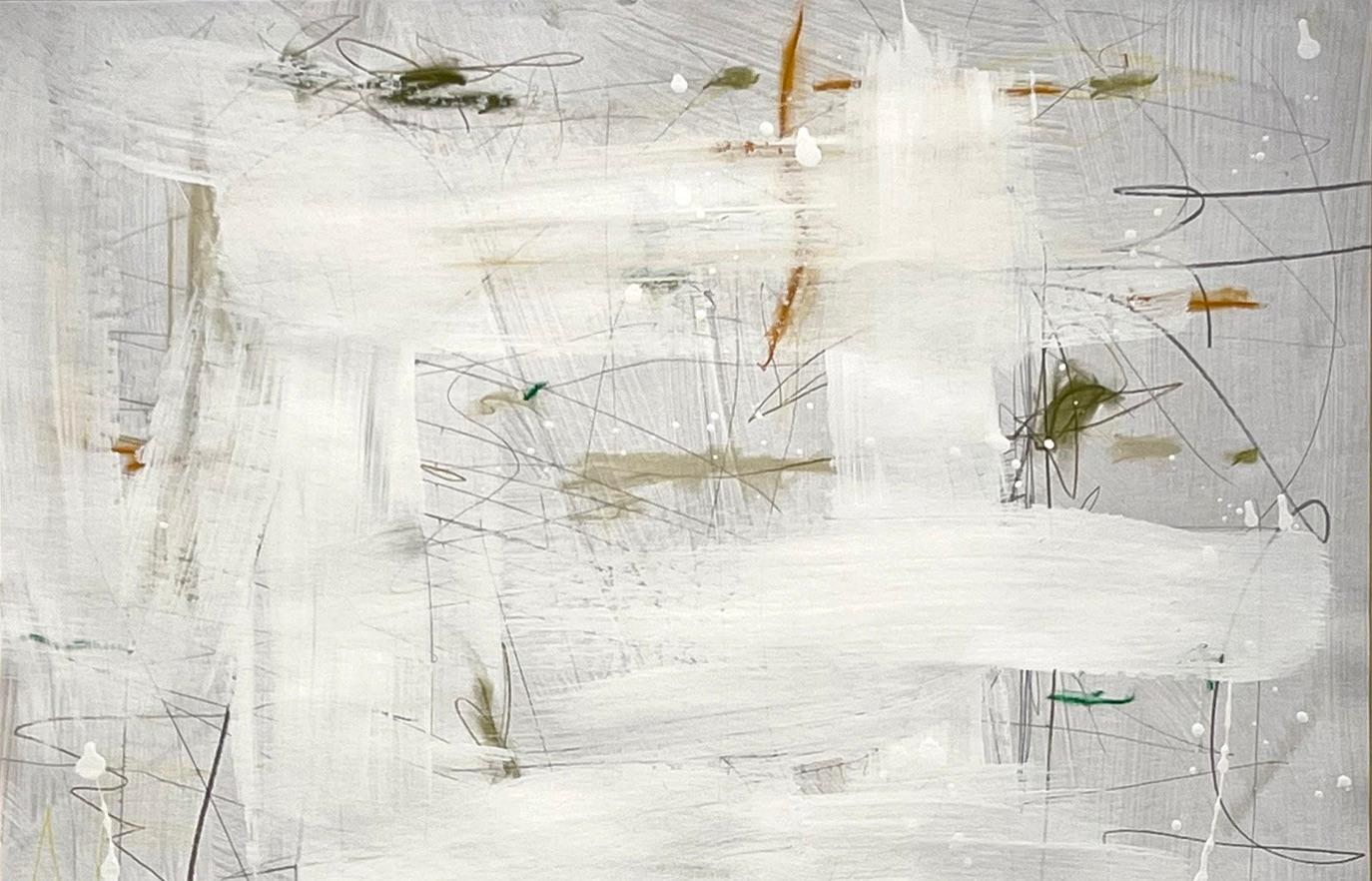 Modern Untitled # 107 by Murray Duncan, mix media on paper, abstract, modern For Sale