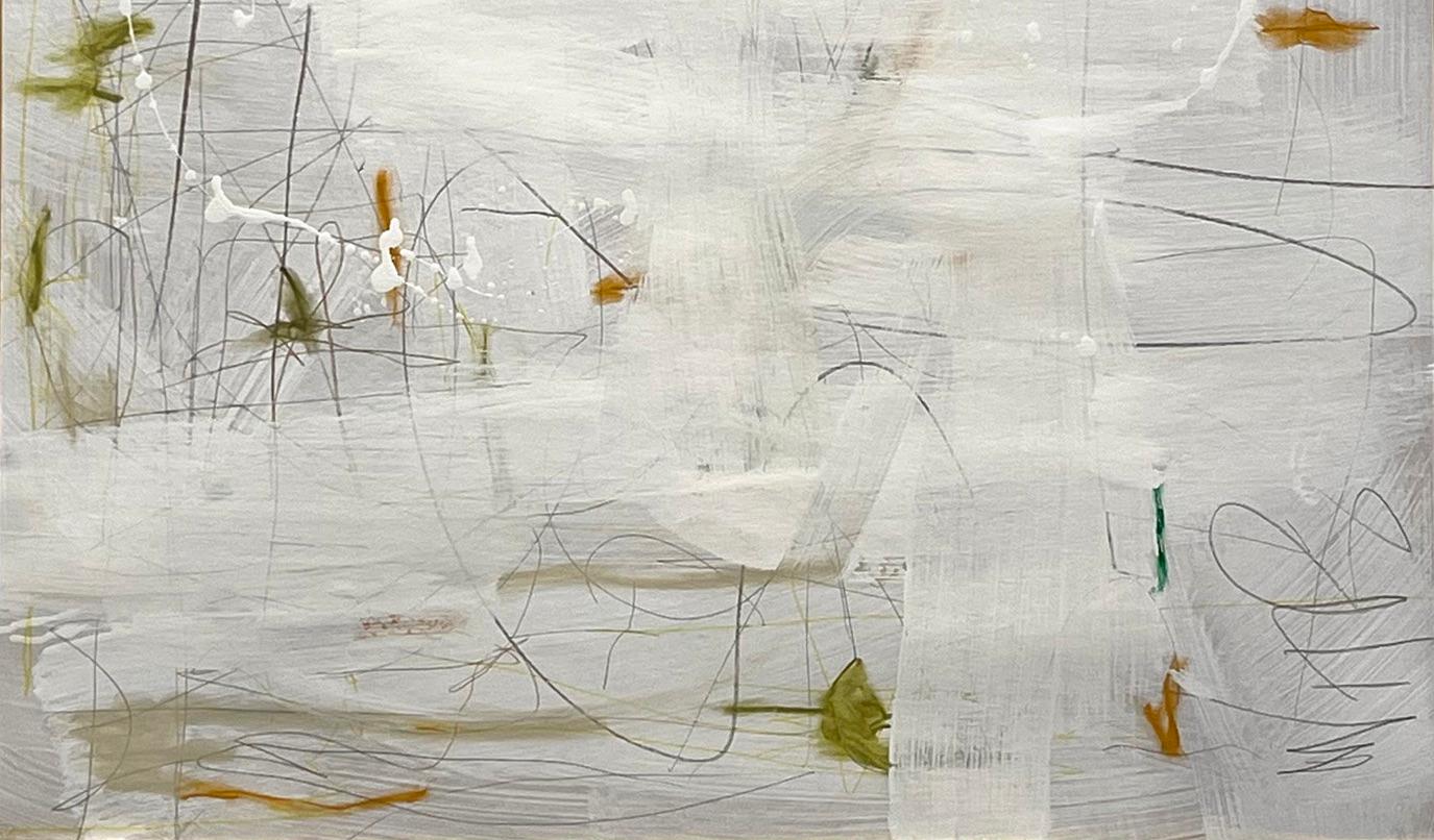 Canadian Untitled # 107 by Murray Duncan, mix media on paper, abstract, modern For Sale