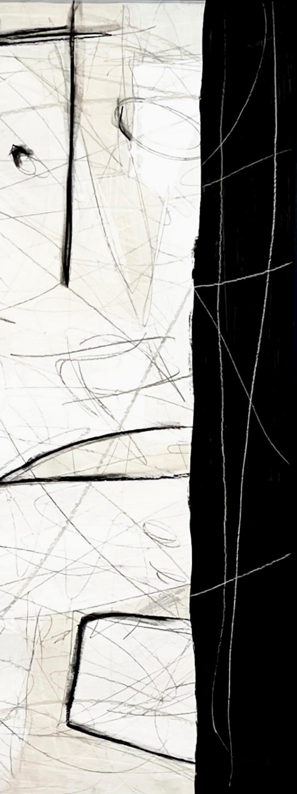 Untitled # 122 von Murray Duncan, Mischtechnik auf Papier, abstrakt, modern, geometrisch (Kanadisch) im Angebot