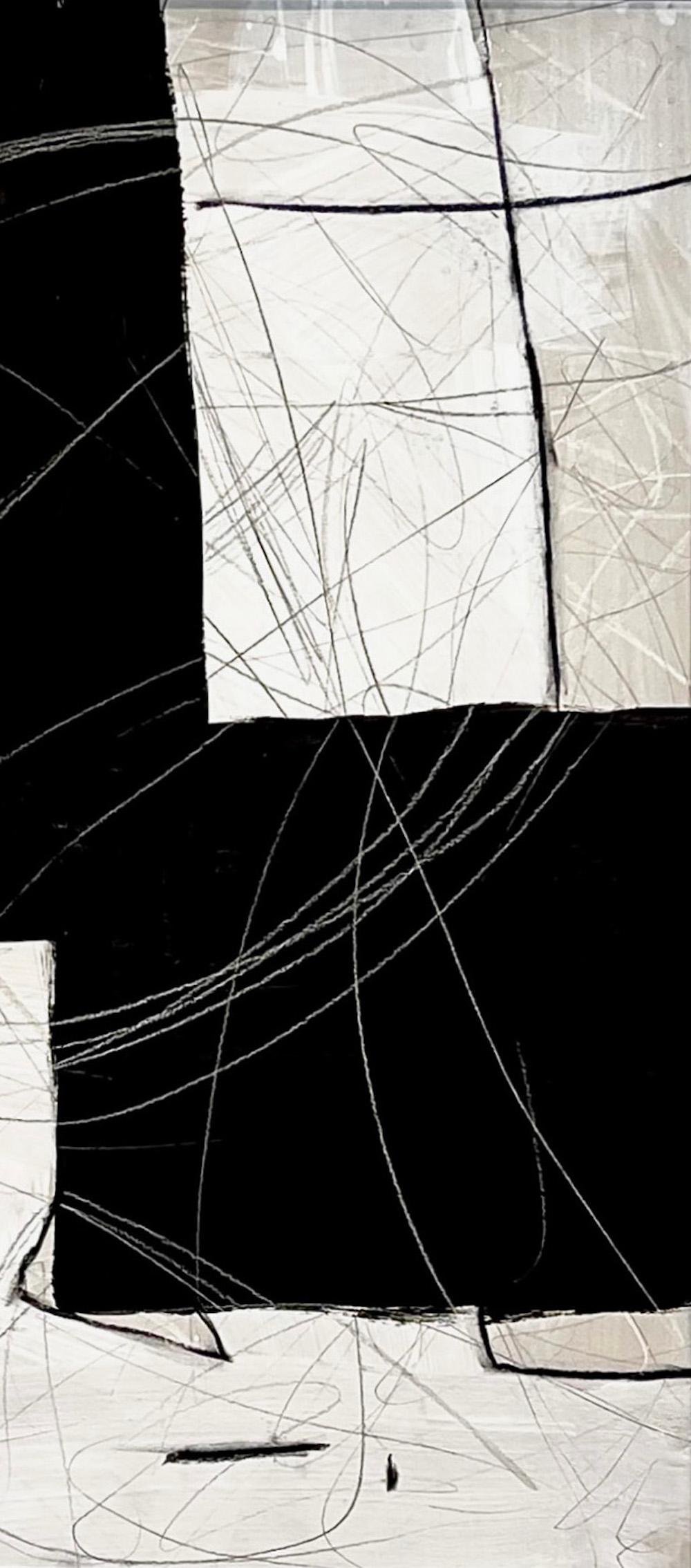 Untitled #123 von Murray Duncan, Mischtechnik auf Papier, abstrakt, geometrisch, modern (Kanadisch) im Angebot