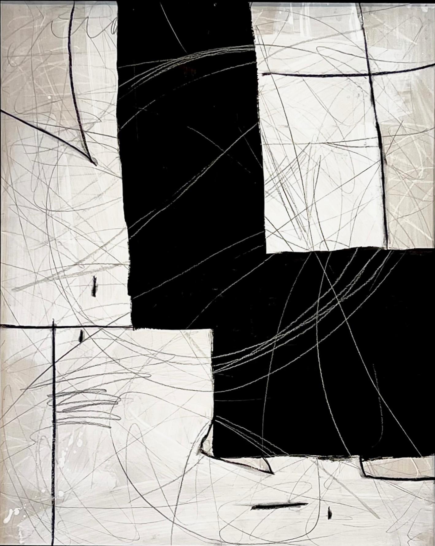 Untitled #123 von Murray Duncan, Mischtechnik auf Papier, abstrakt, geometrisch, modern im Zustand „Neu“ im Angebot in Toronto, CA