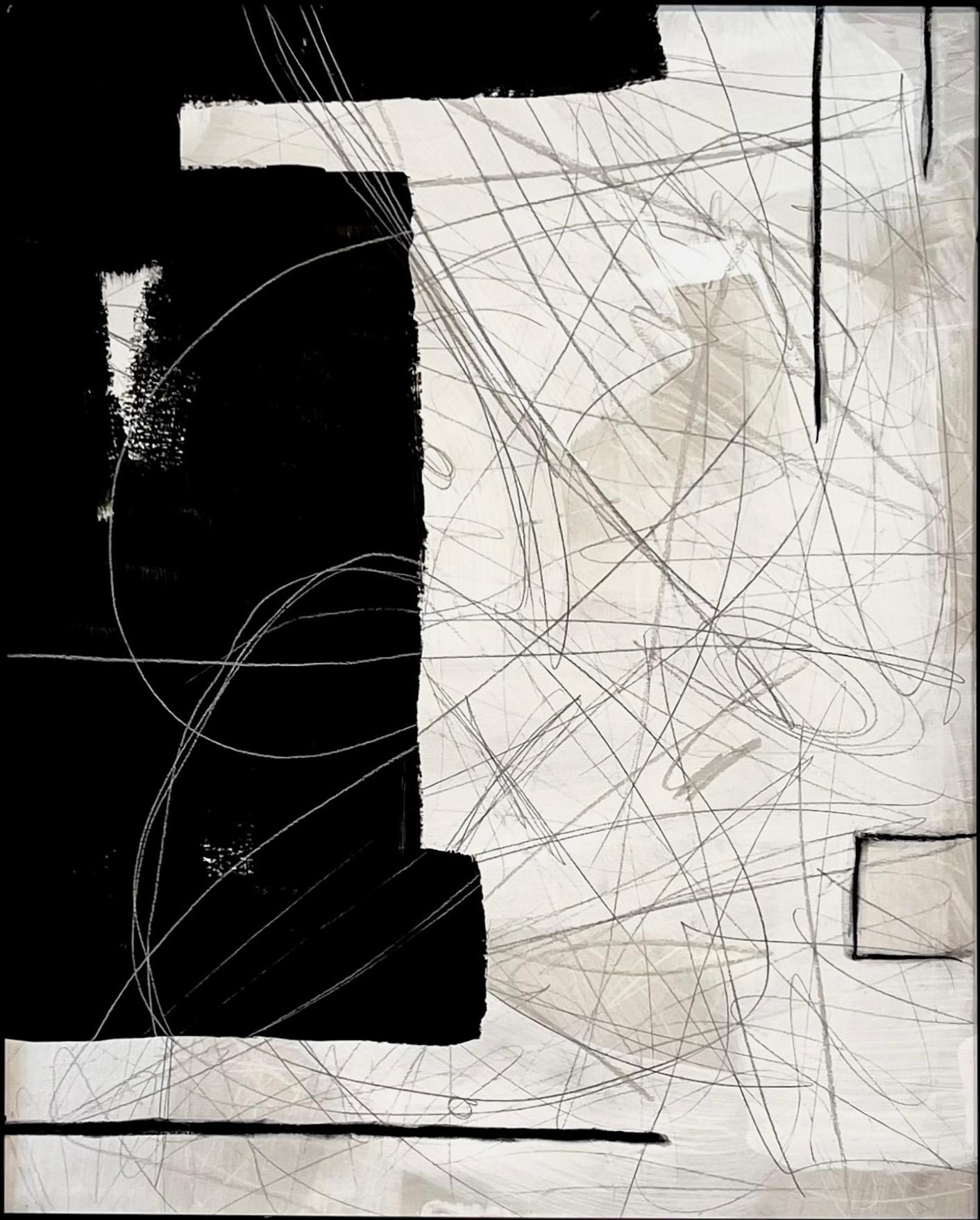 Untitled #126 von Murray Duncan, Mischtechnik auf Papier, abstrakt, modern, geometrisch im Zustand „Neu“ im Angebot in Toronto, CA