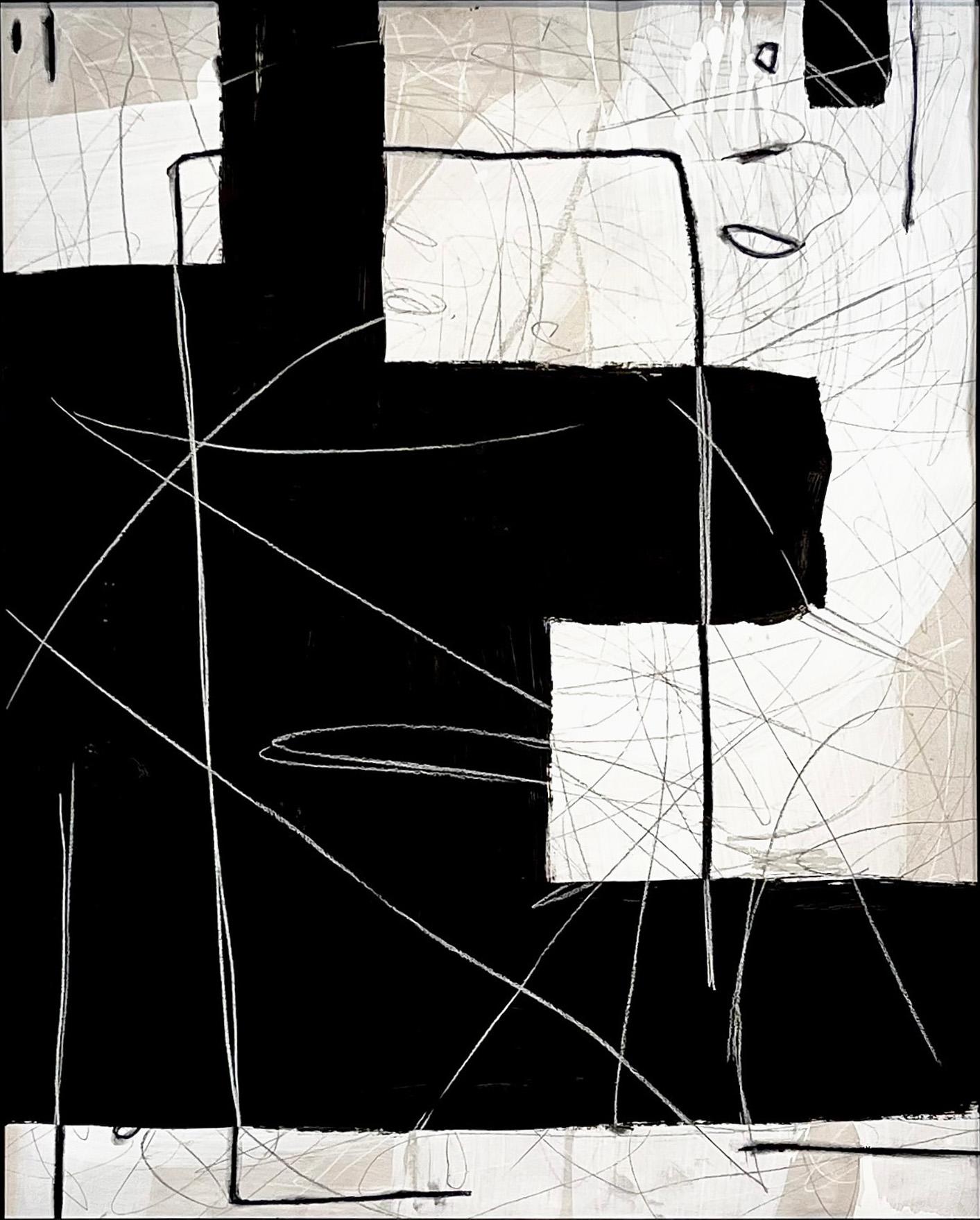 Untitled #127 von Murray Duncan, Mischtechnik auf Papier, abstrakt, geometrisch, modern im Zustand „Neu“ im Angebot in Toronto, CA