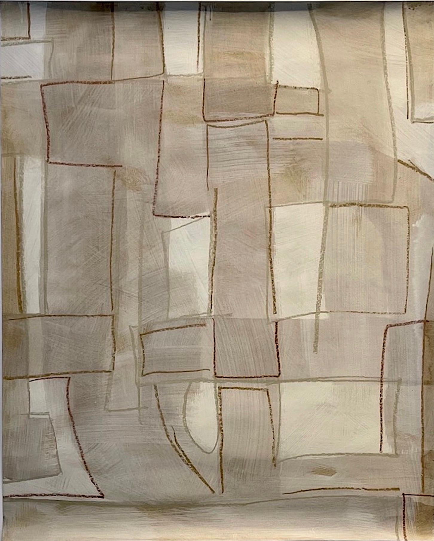 Untitled #140 by Murray Duncan, mix media on paper, abstract In New Condition For Sale In Toronto, CA