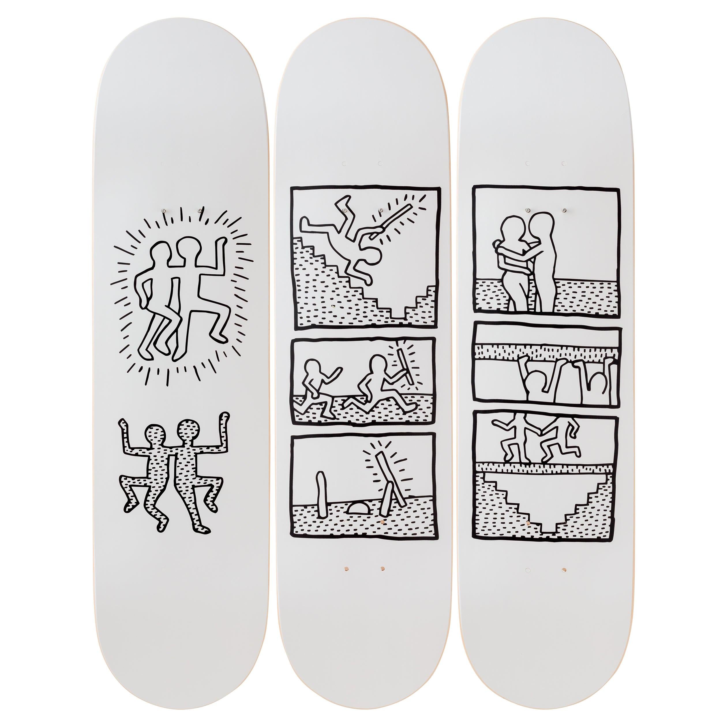 Untitled '1981' Skateboard Decks after Keith Haring