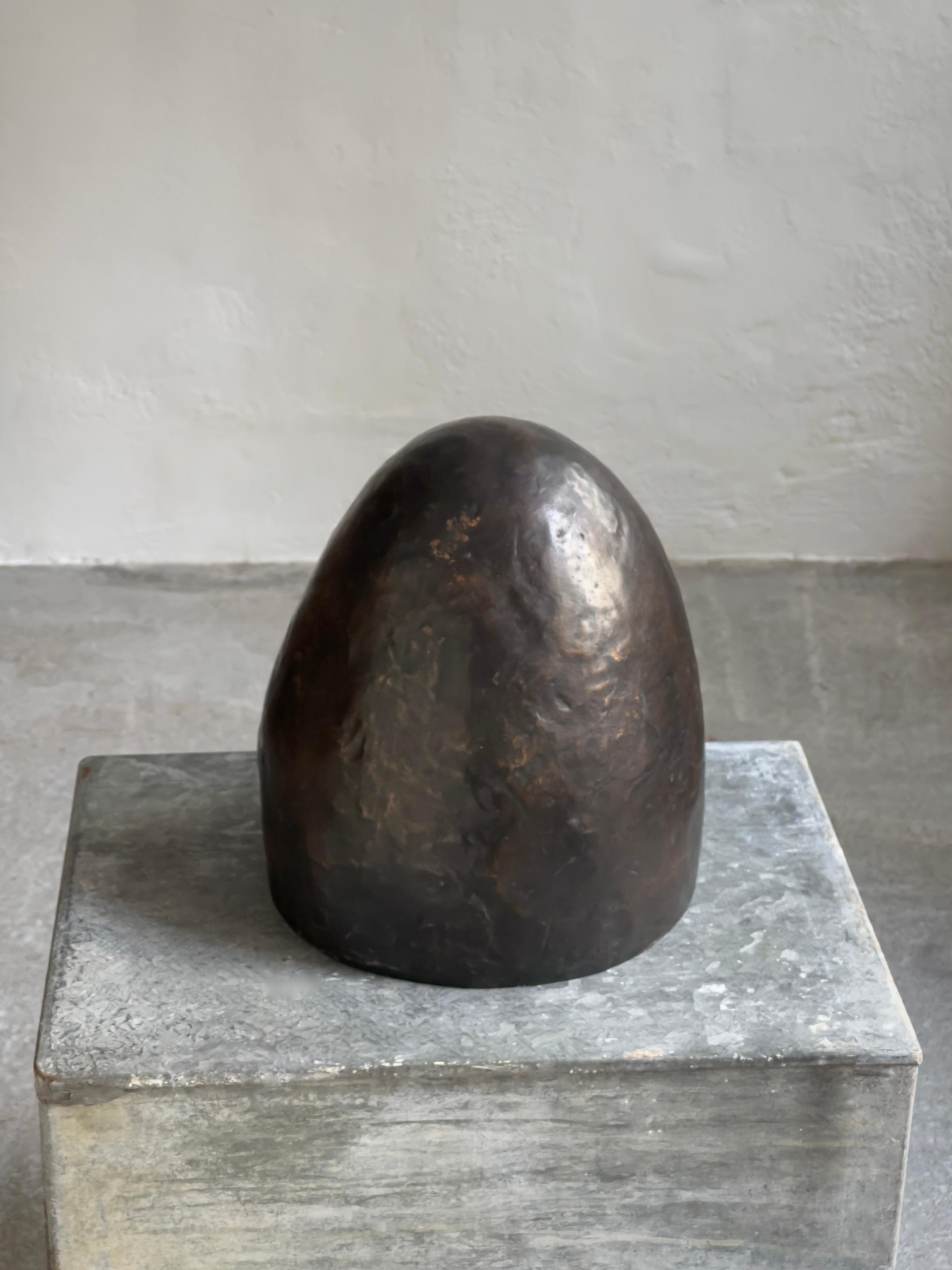 'Untitled' 1999 Cast Bronze Sculpture by Danish Artist Marianne Hesselbjerg For Sale 3