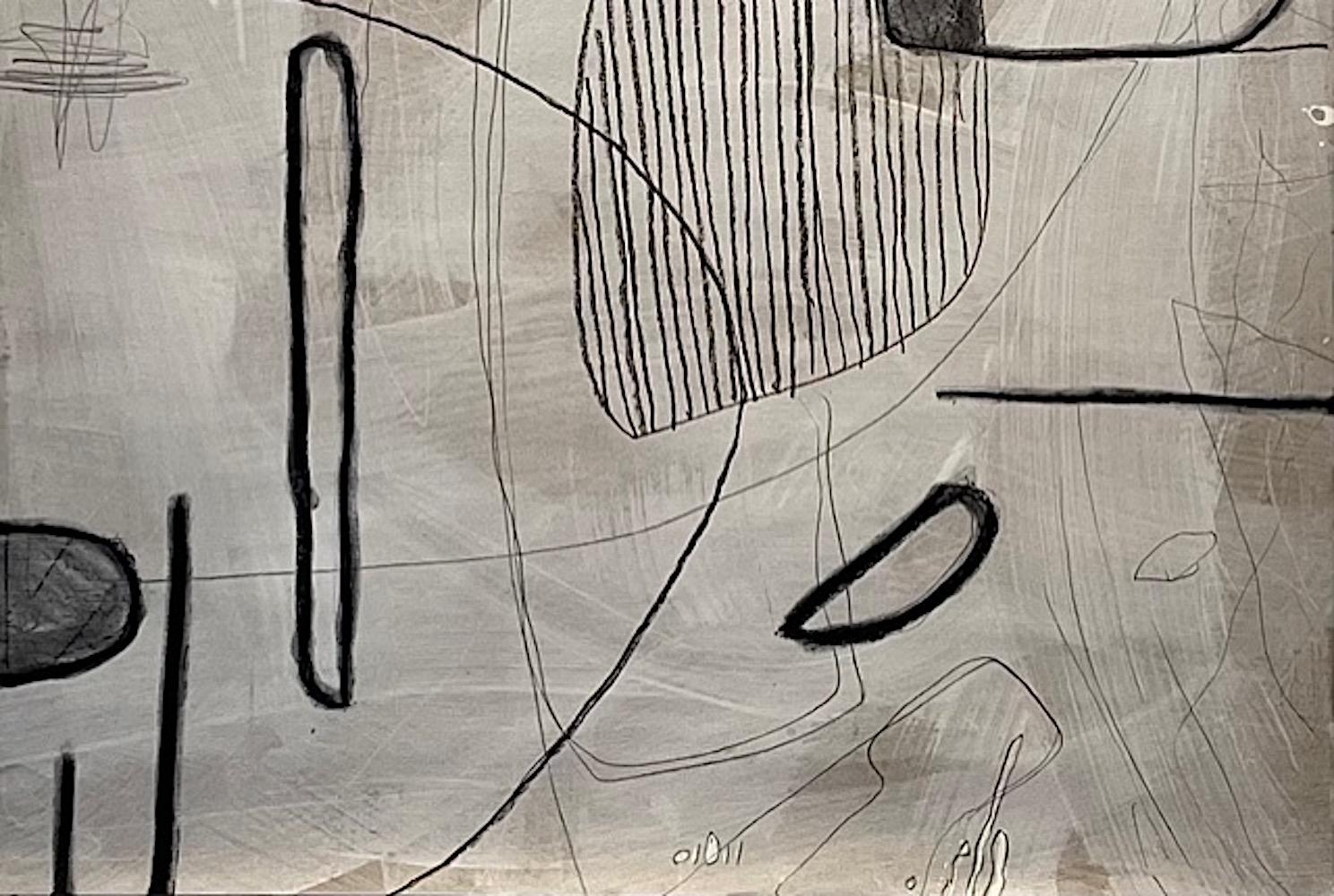 Untitled #406 by Murray Duncan, mix media on paper, abstract, geometric, modern In Excellent Condition For Sale In Toronto, CA
