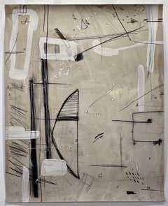 Untitled #508 von Murray Duncan, Mischtechnik auf Papier, abstrakte geometrische Moderne, abstrakte Mischtechnik