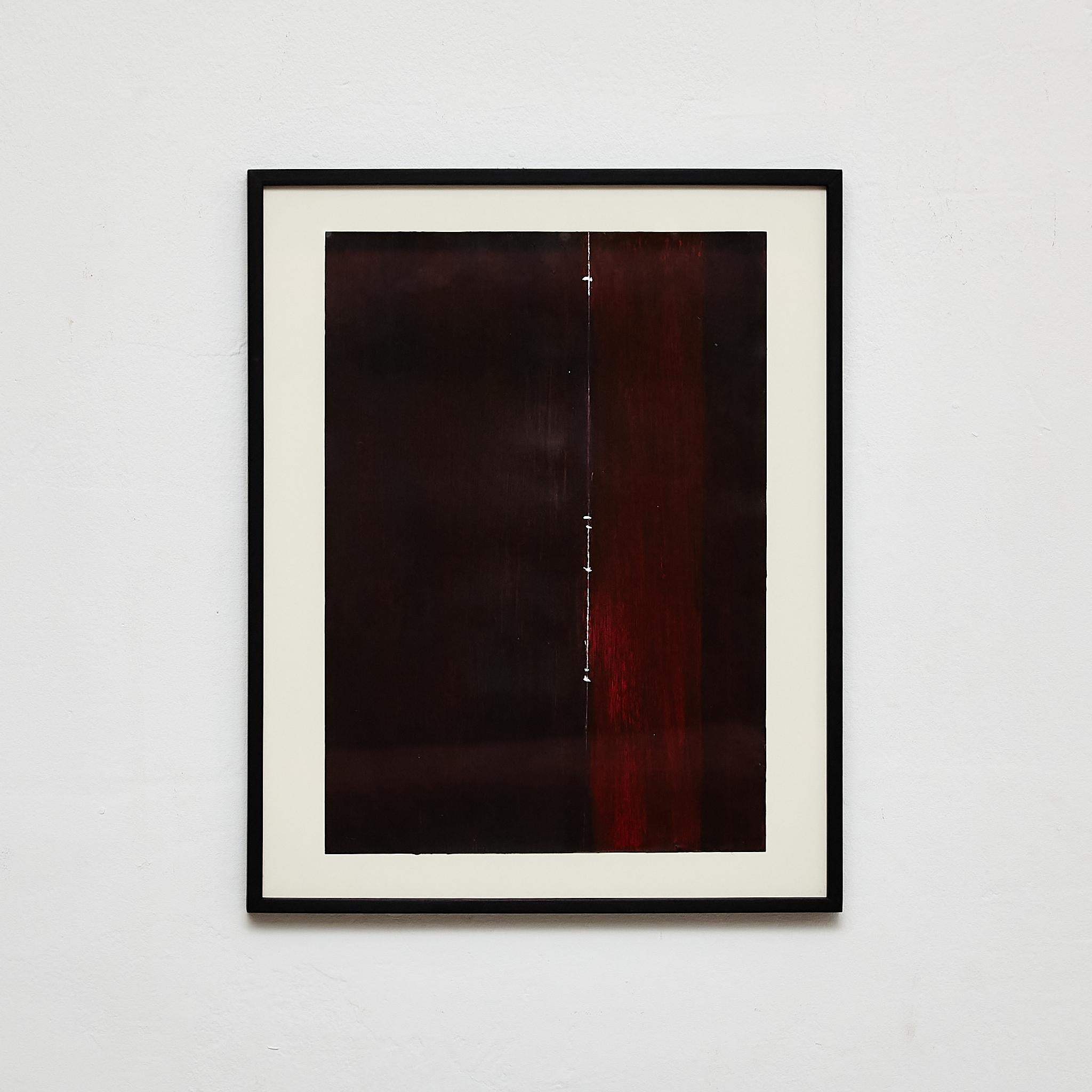 Unbenannt  Abstraktes Kunstwerk von Javier Agudo  2019 (Moderne der Mitte des Jahrhunderts) im Angebot
