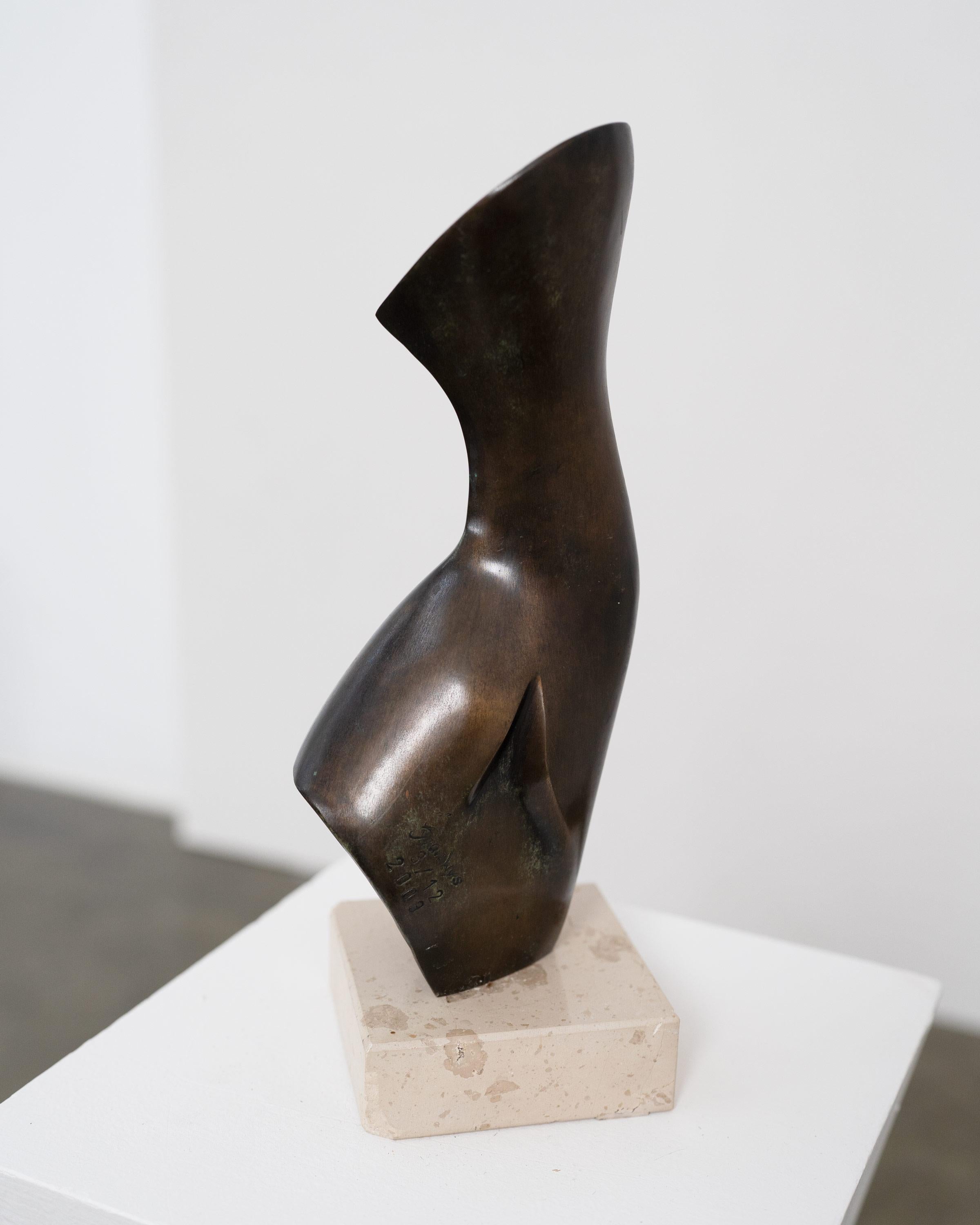 Bronzo Senza titolo, Scultura astratta in bronzo di Stanislaw Wysocki (nato nel 1949) in vendita