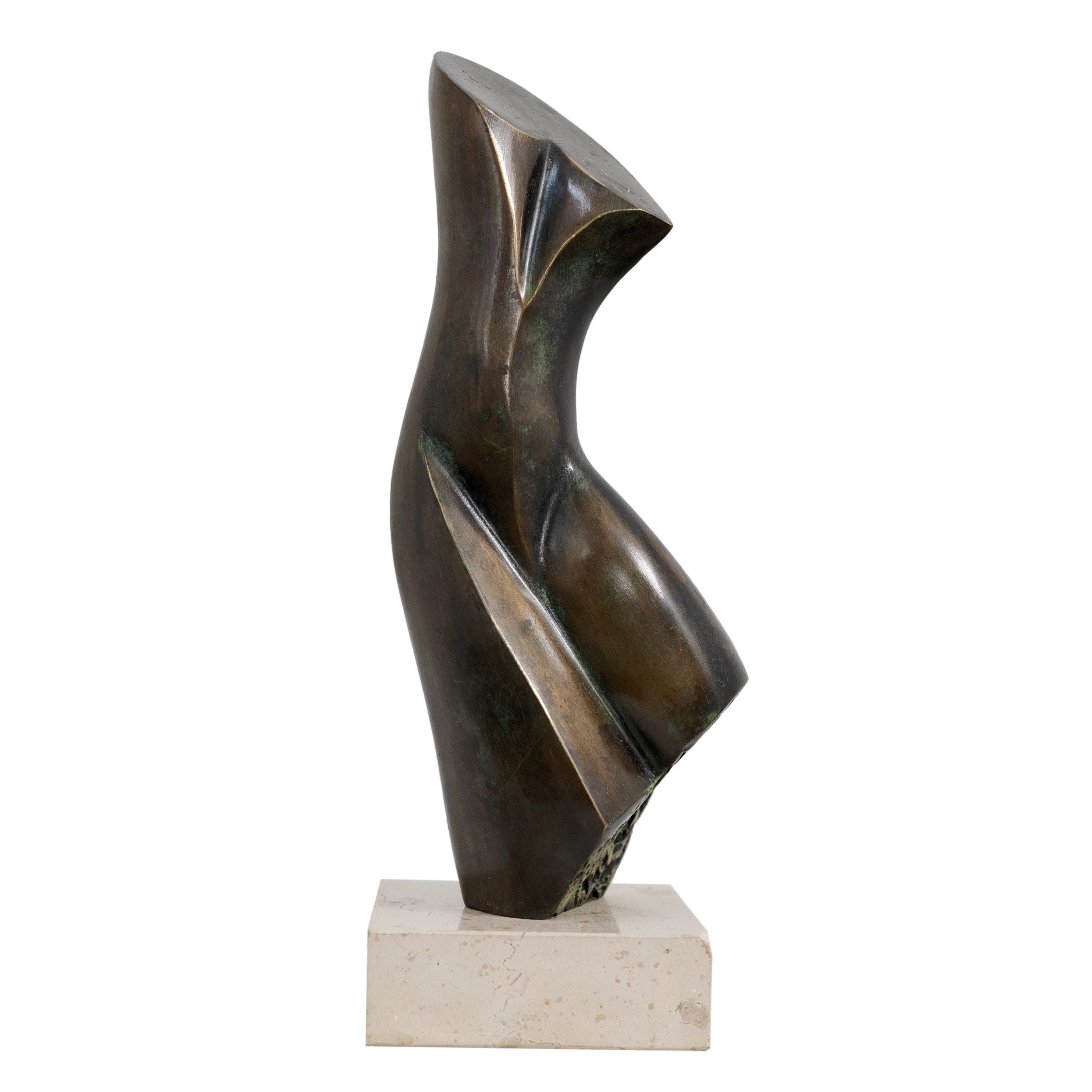 Senza titolo, Scultura astratta in bronzo di Stanislaw Wysocki (nato nel 1949) in vendita