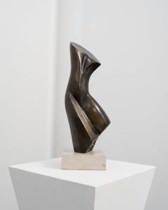 Senza titolo, Scultura astratta in bronzo di Stanislaw Wysocki (nato nel 1949)