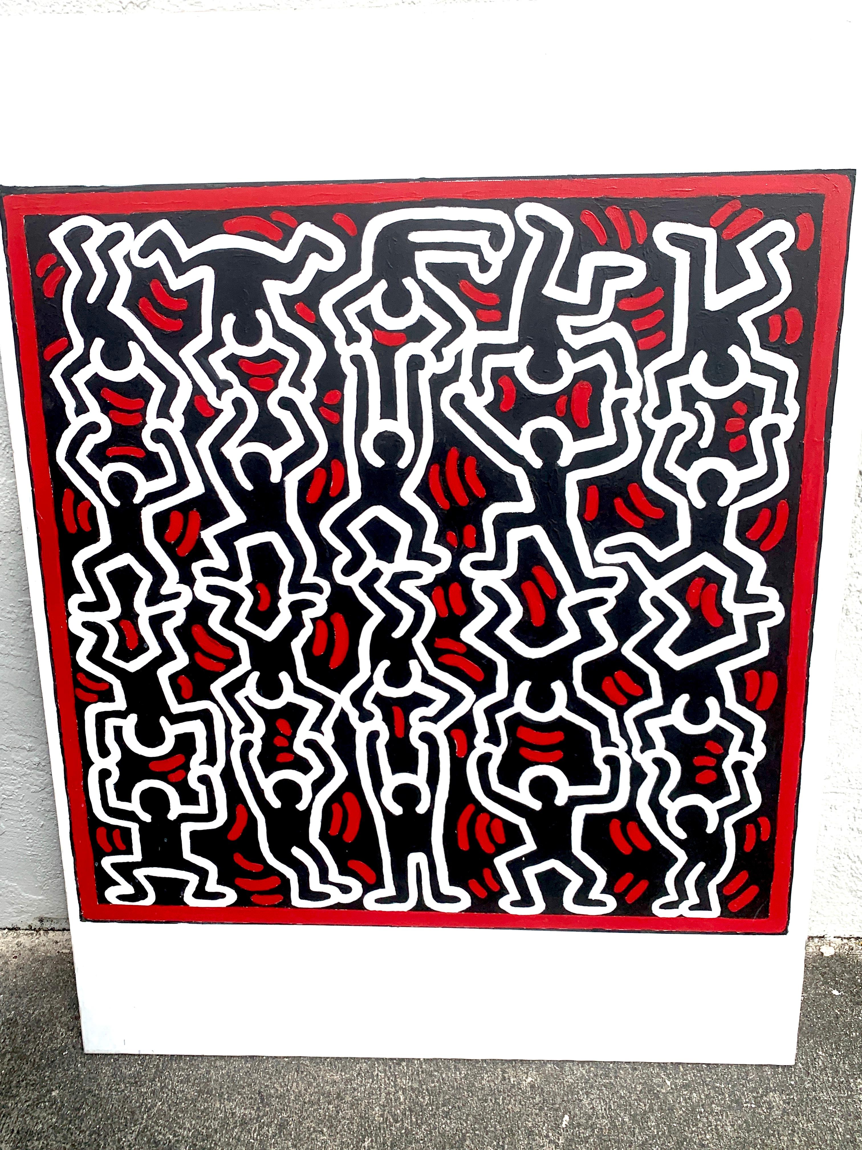 Moderne Sans titre, d'après Keith Haring en vente