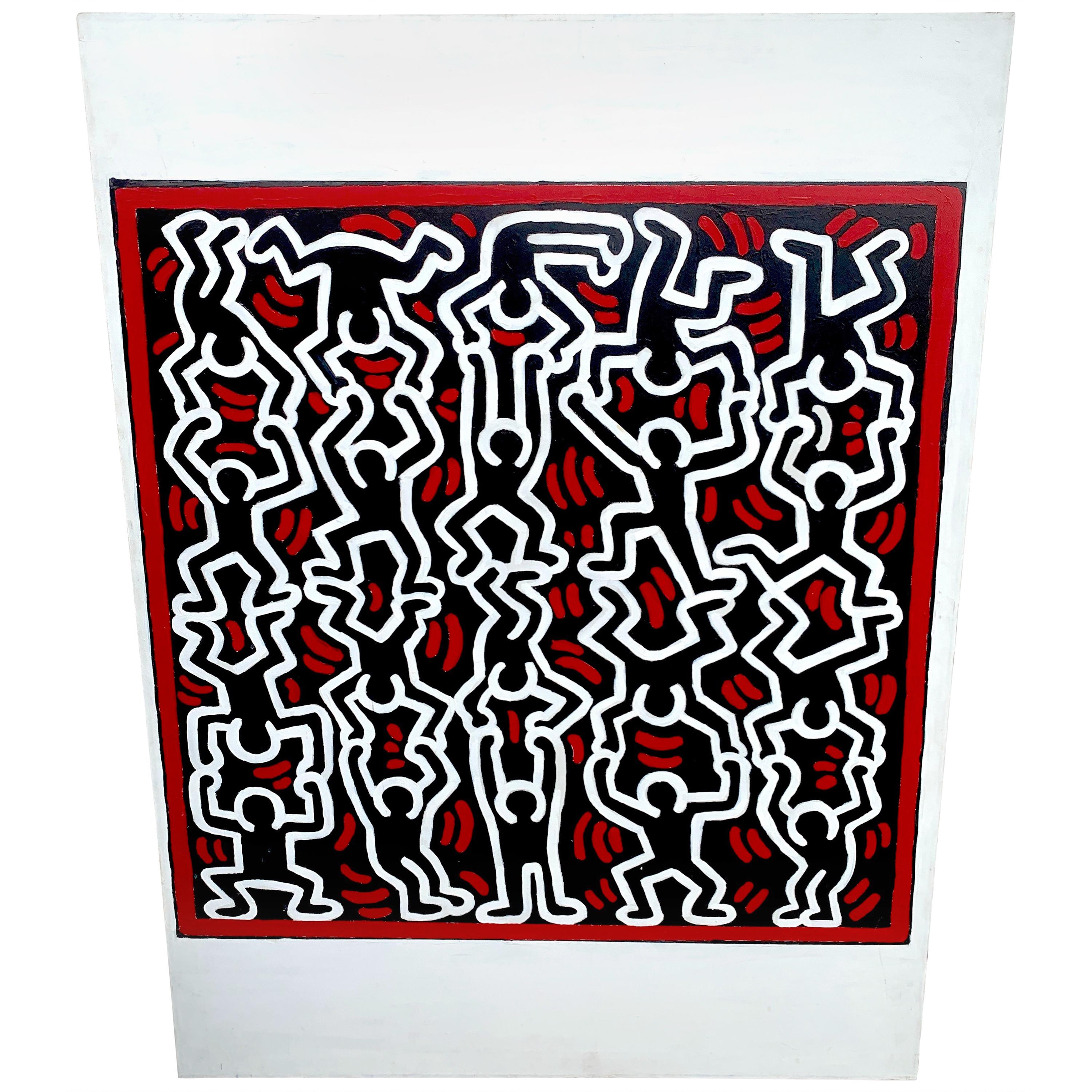 Untitled, After Keith Haring For Sale
