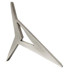 Untitled' Aluminium Triangle by Mart de Houwer, 1975-1985