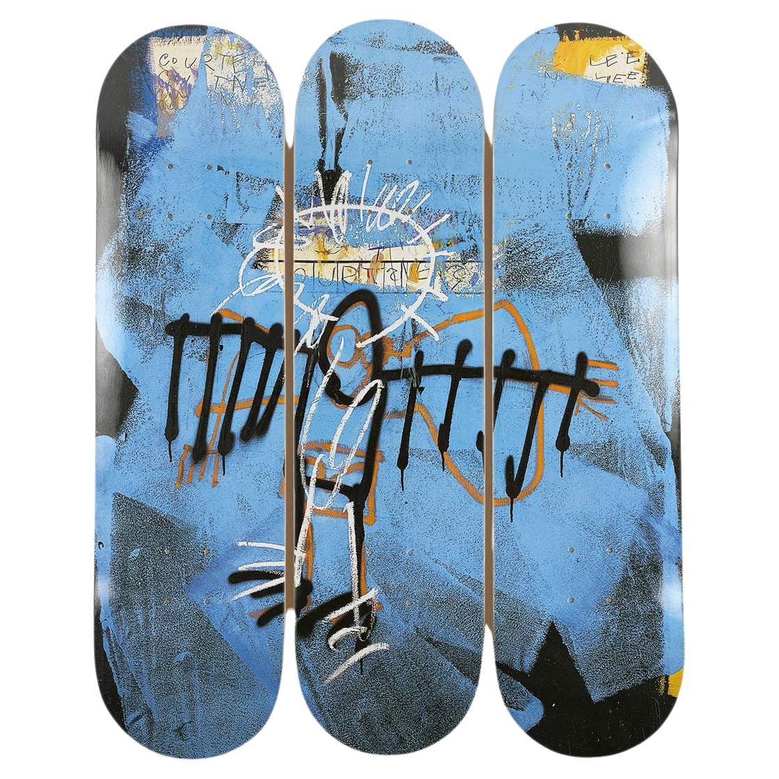 Skateboard-Decken ohne Titel „Angel“ nach Jean-Michel Basquiat