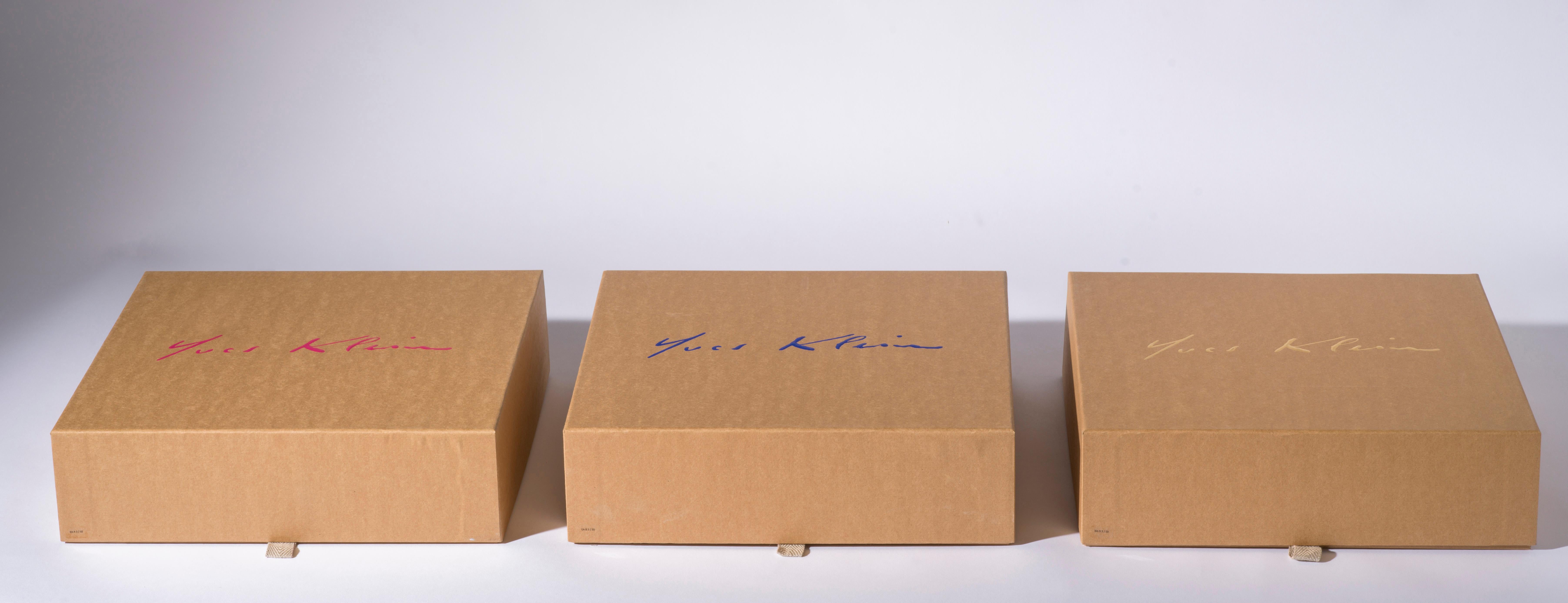 Assiette bleue sans titre d'Yves Klein en vente 2