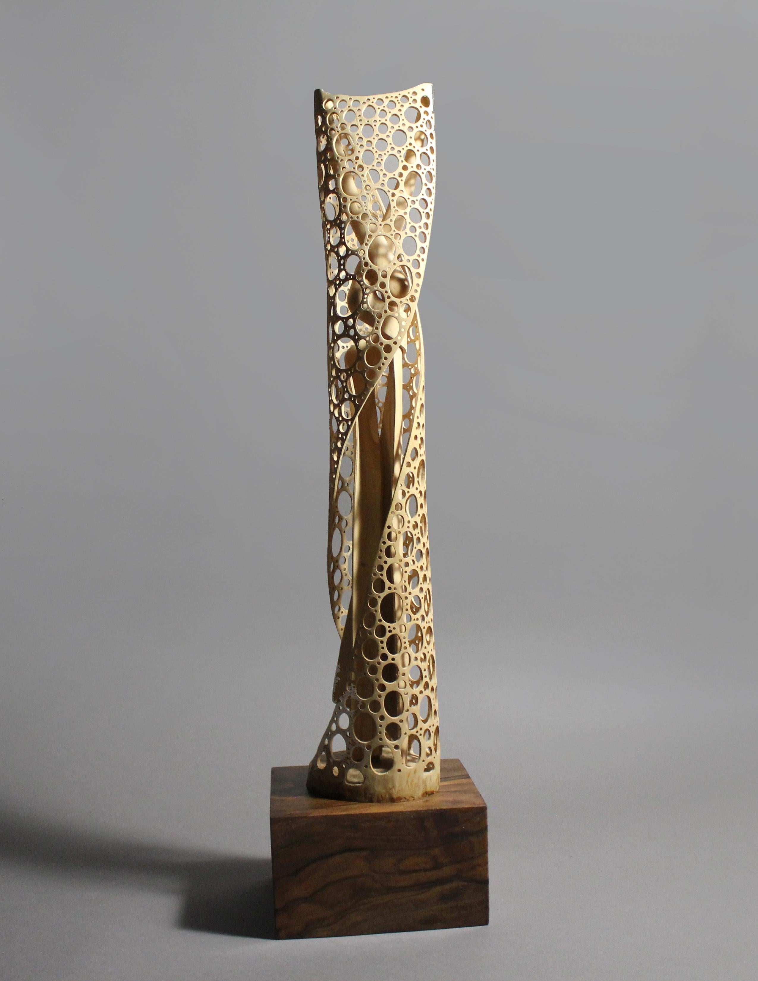Turned Untitled, Boxwood sculpture by Nairi Safaryan For Sale