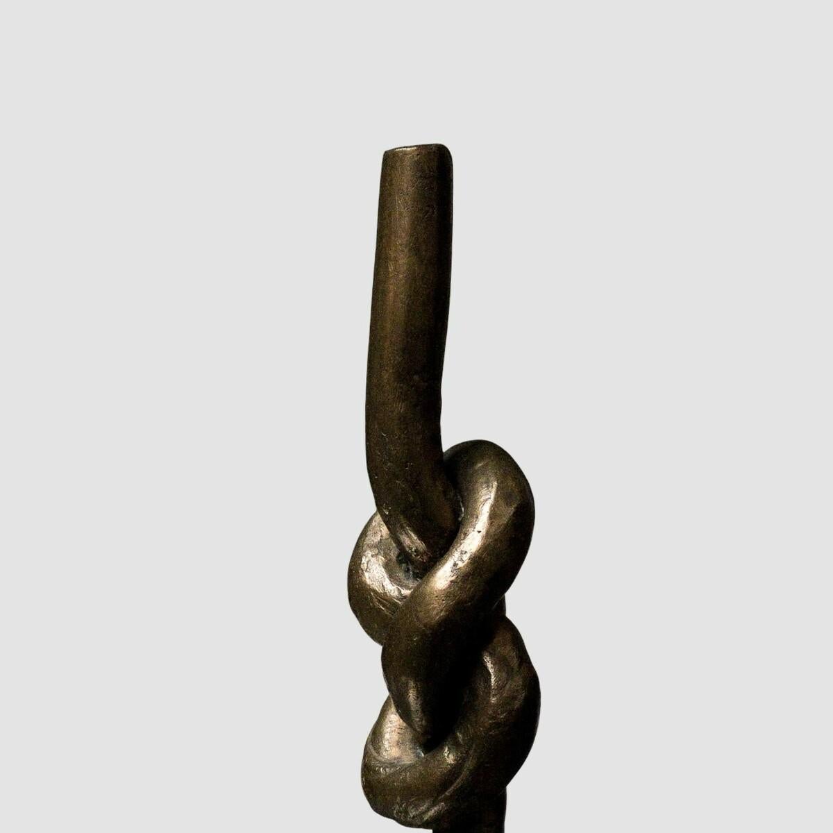 XX secolo Nodo in bronzo 'Senza titolo' di Mart de Houwer, 1975-1985 in vendita