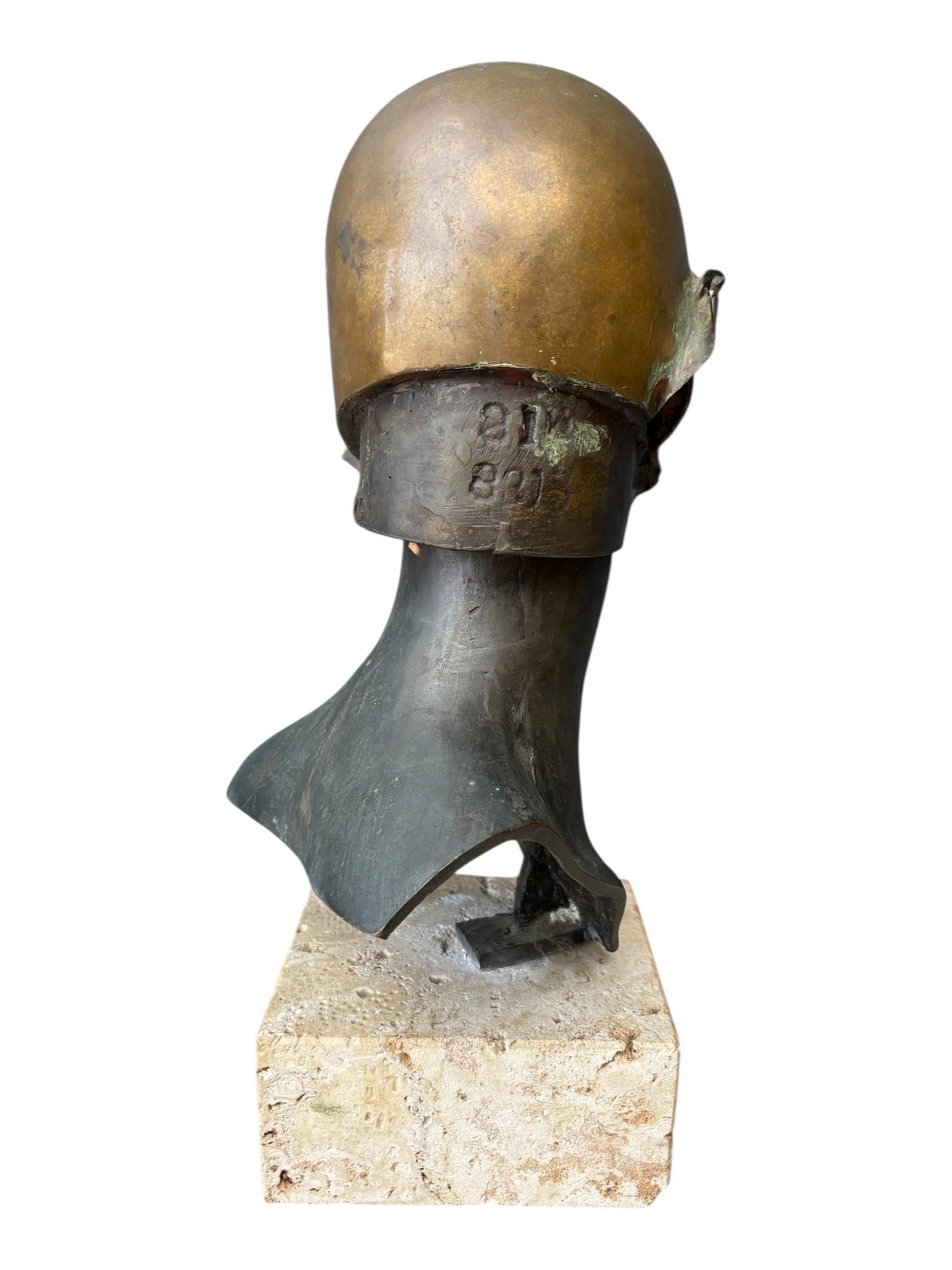 Busto sin título Hombre con los ojos cerrados 1979 siglo XX en venta