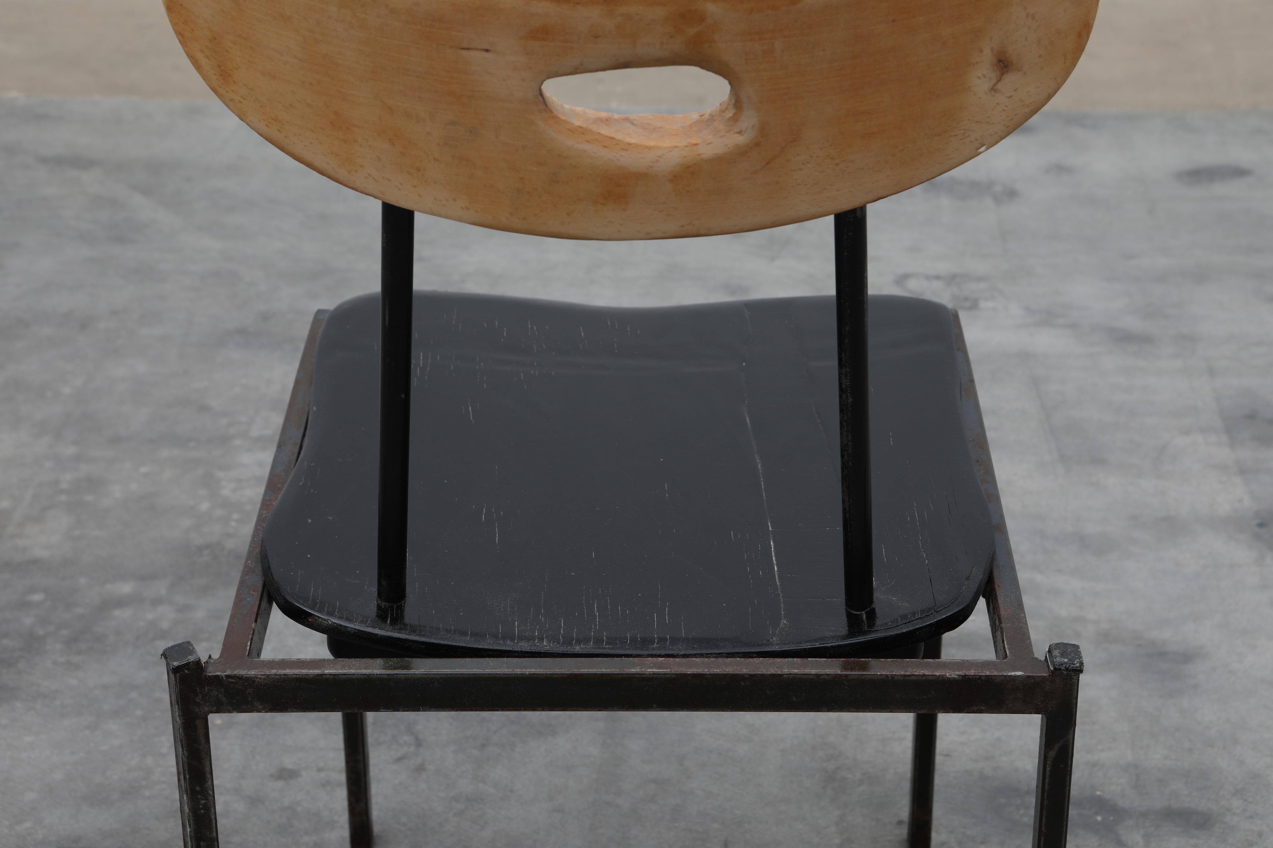 German Untitled Chair by Markus Friedrich Staab from the Black Is Beautiful Series