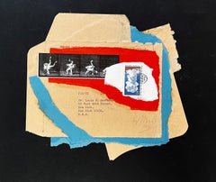 "Untitled" Collage by Artist L.J. desMarais, NYC, 1972