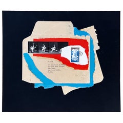 "Untitled" Collage by Artist L.J. desMarais, NYC, 1972