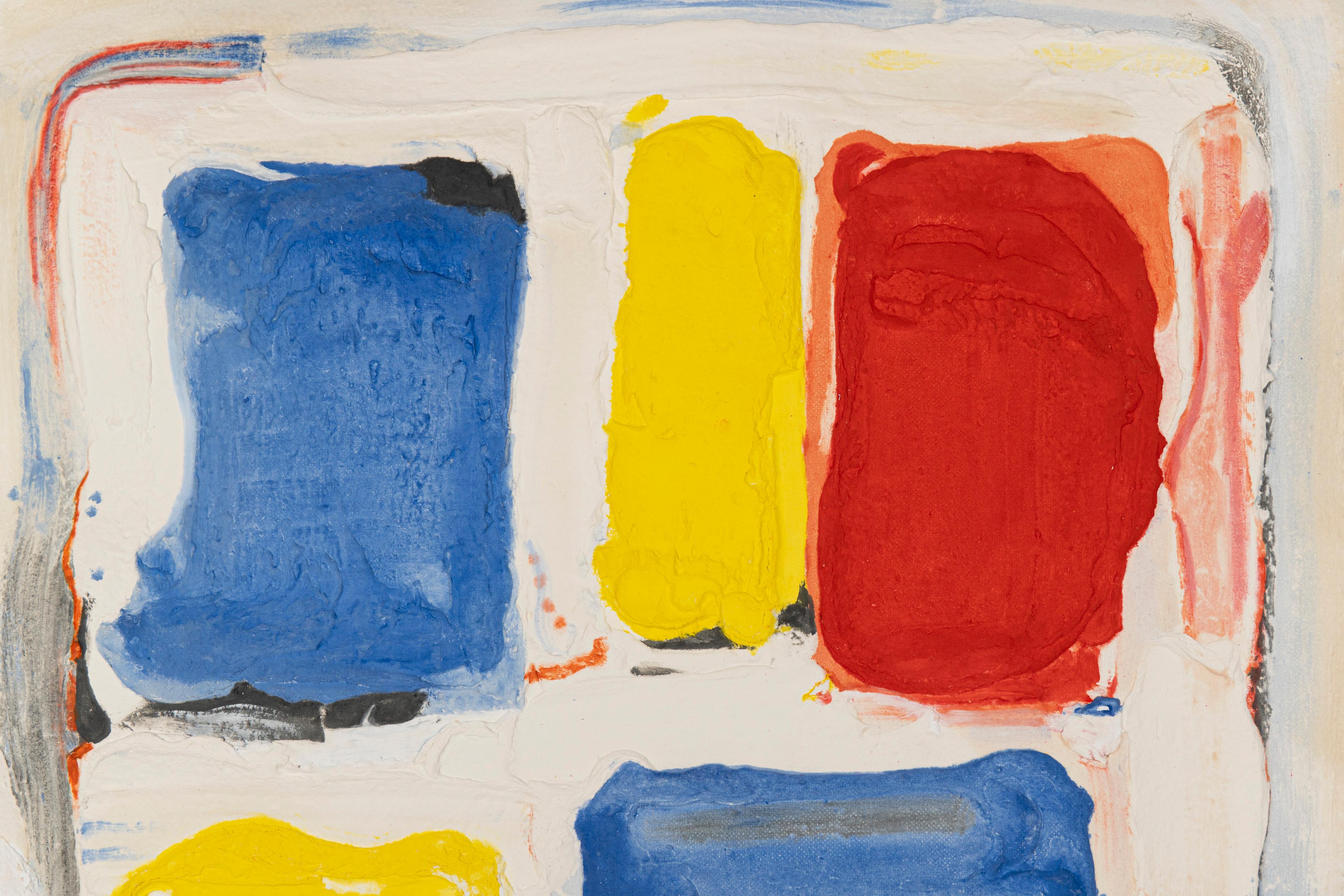 Sans titre (composition avec des blocs de couleurs primaires), Bram Bogart (1989) en vente 3