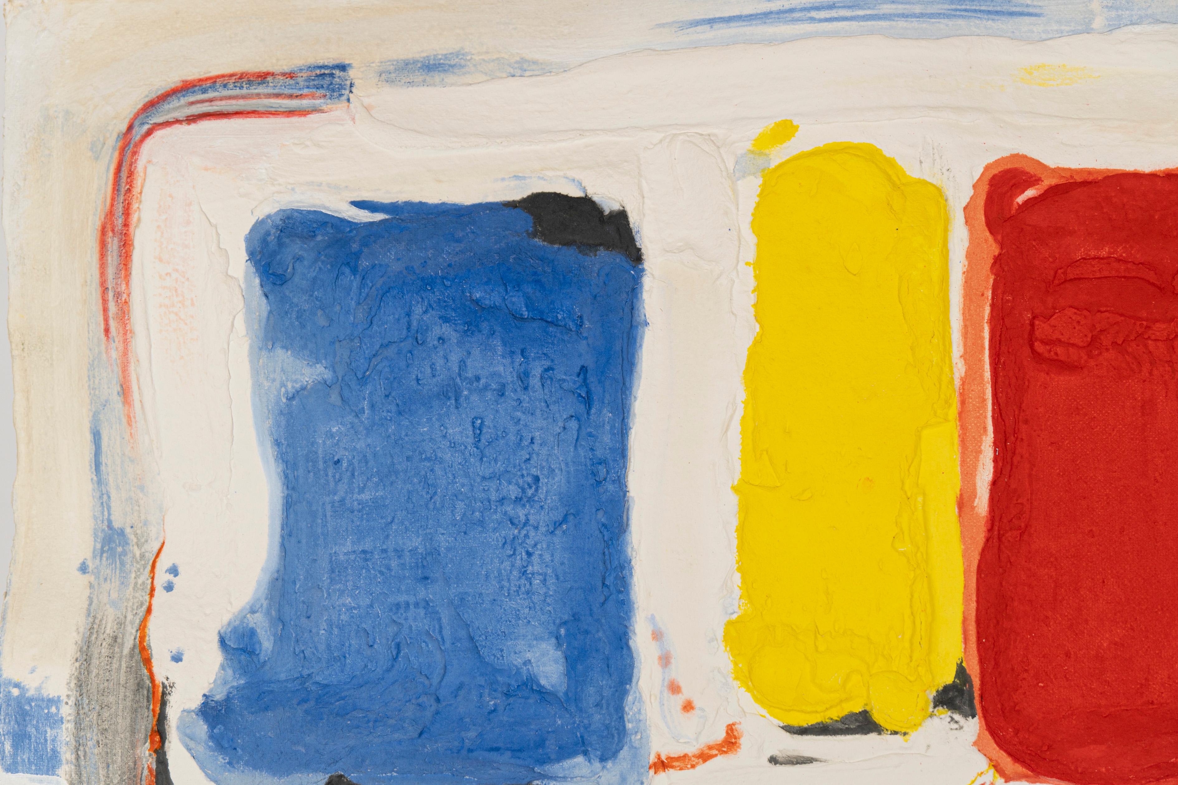 Sans titre (composition avec des blocs de couleurs primaires), Bram Bogart (1989) en vente 4