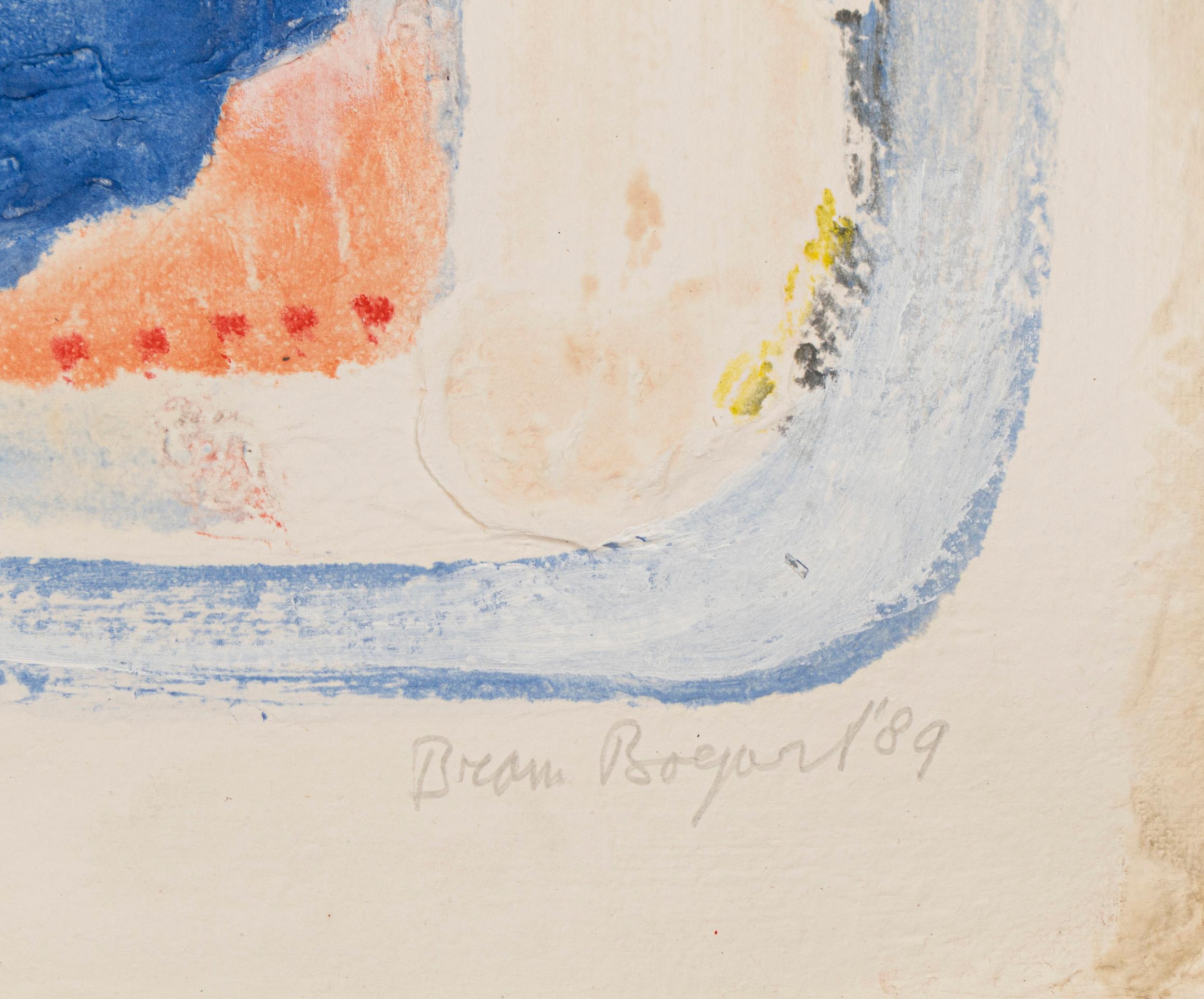 Belge Sans titre (composition avec des blocs de couleurs primaires), Bram Bogart (1989) en vente