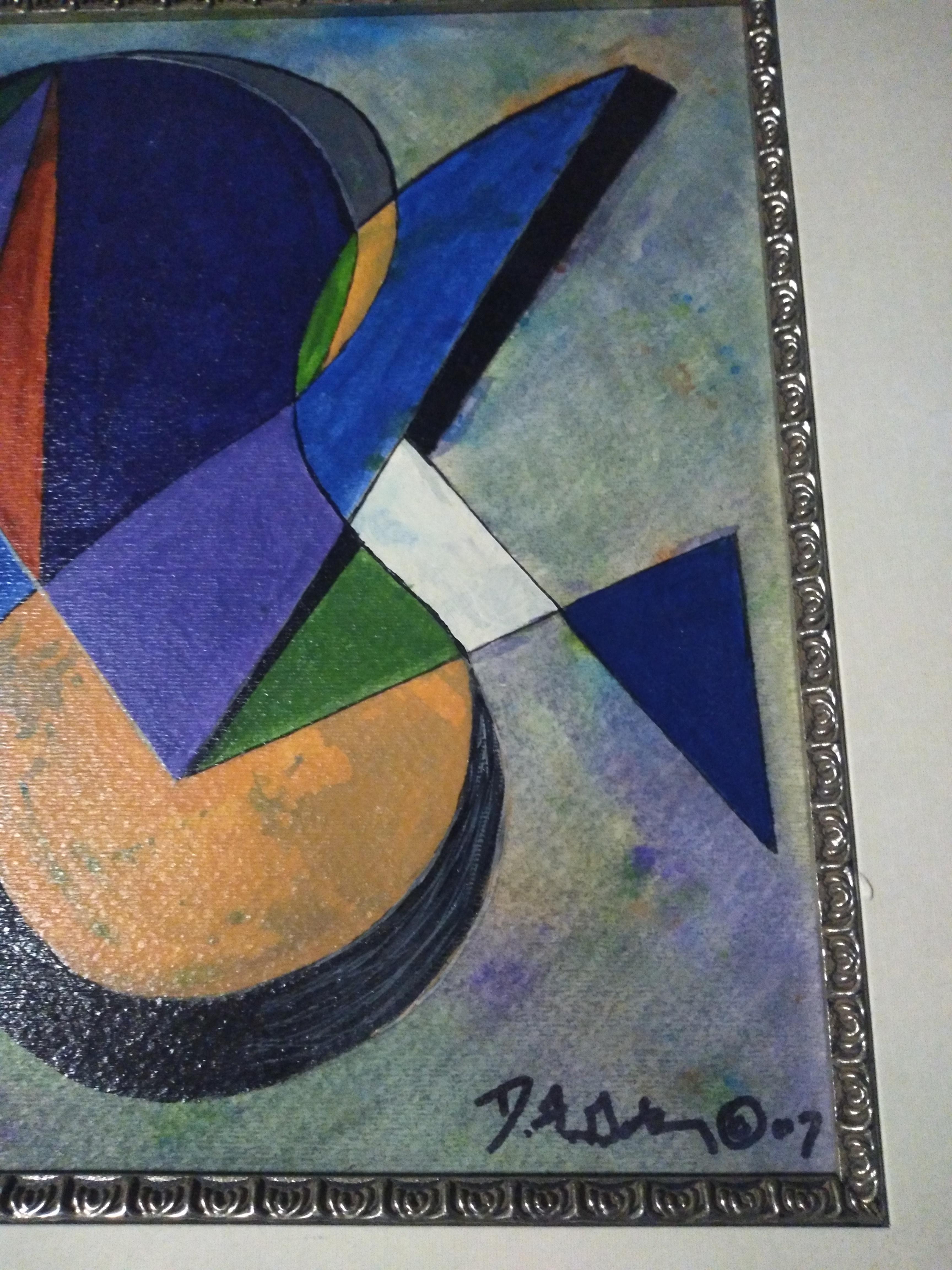American Untitled David F. Gatling Mixed Media on paper For Sale