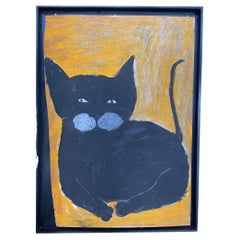 Untitled Double Sided Painting by Folk Artist Earl Swanigan