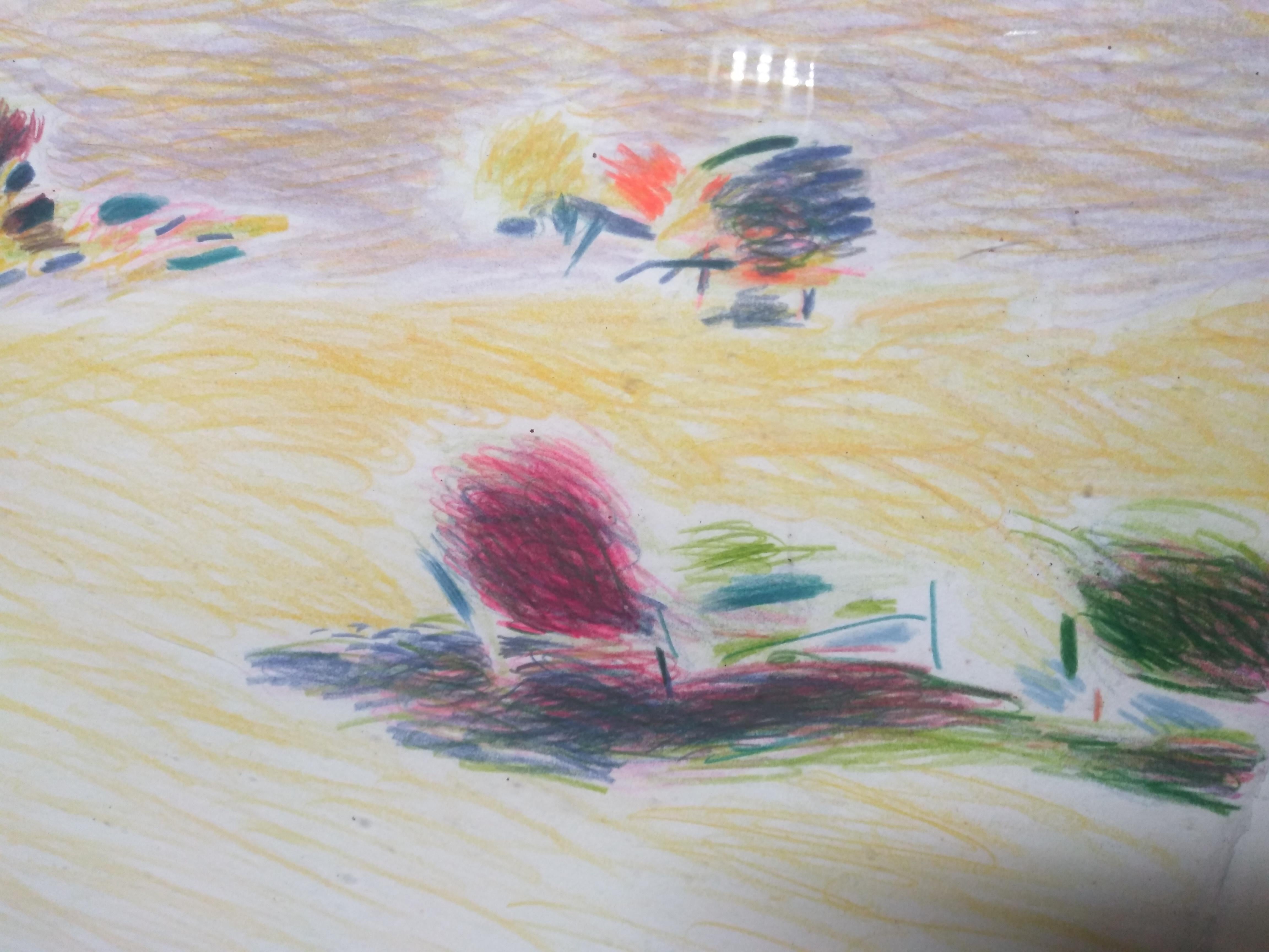 Untitled Drawing by Andrew Verster In Good Condition For Sale In Pasadena, TX