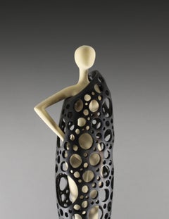 Sin título, ébano, acebo Escultura de madera de Nairi Safaryan
