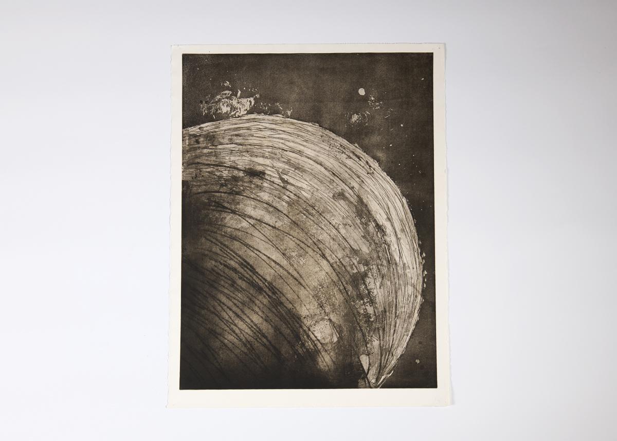 Paper Untitled Etching 19 Print of a Planet, United States, 2003 For Sale