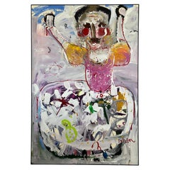 Untitled Expressionist Portrait, Miami School, 1990s