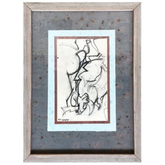 Untitled Figurative Abstraction Drawing by William Littlefield