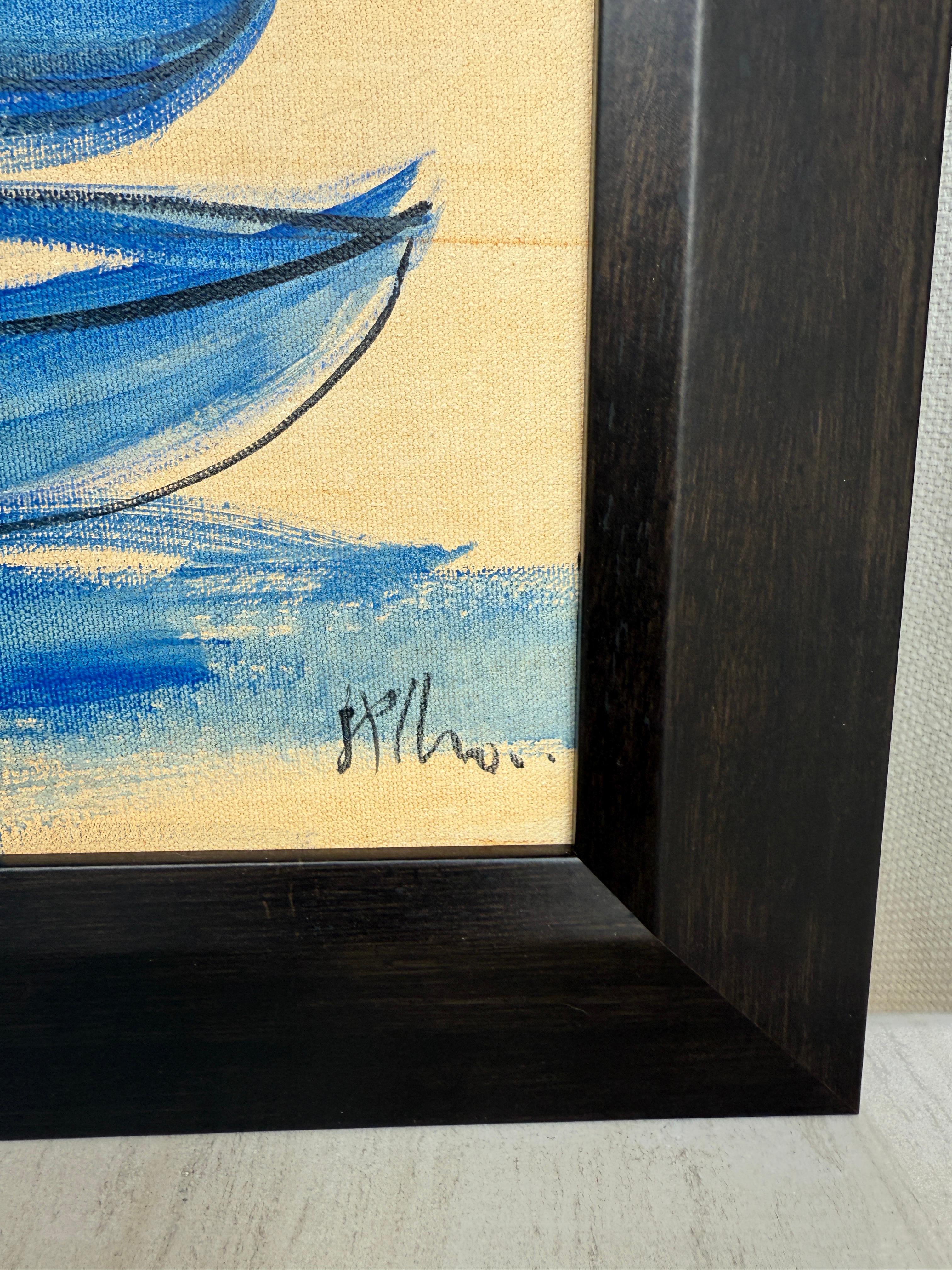 Peinture sans titre encadrée d'Alexis Leyva Machado (KCHO) - Cuba, né en 1970 en vente 2