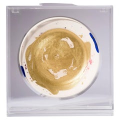 Piatto d'oro senza titolo di Yves Klein